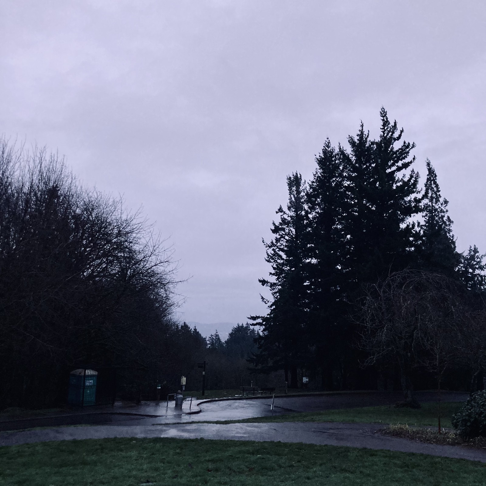 View from Council Crest toward Mt. Hood, which is NOT visible