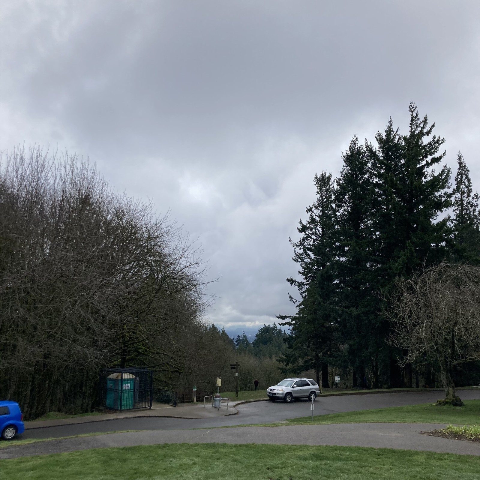 View from Council Crest toward Mt. Hood, which is NOT visible