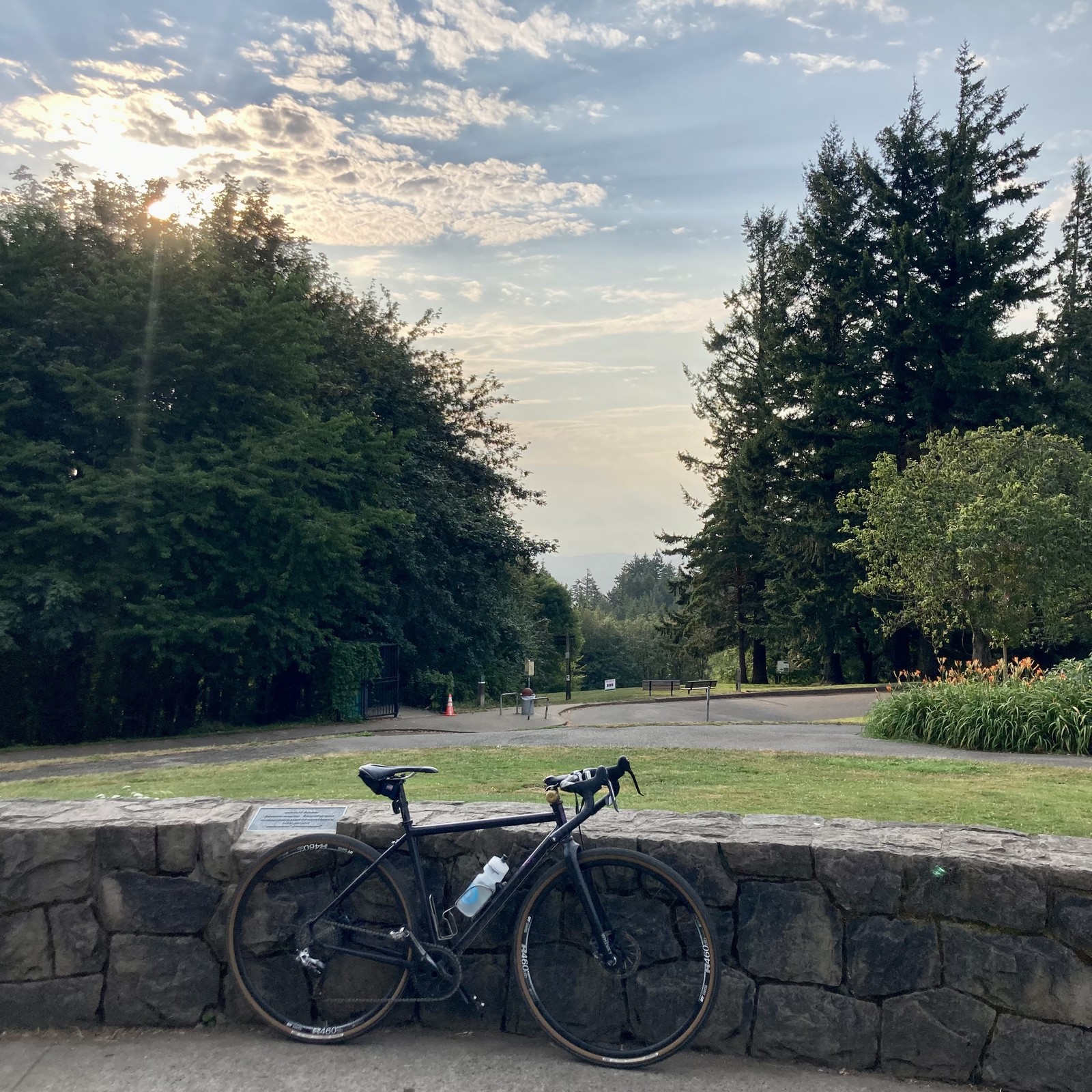 View from Council Crest toward Mt. Hood, which is NOT visible