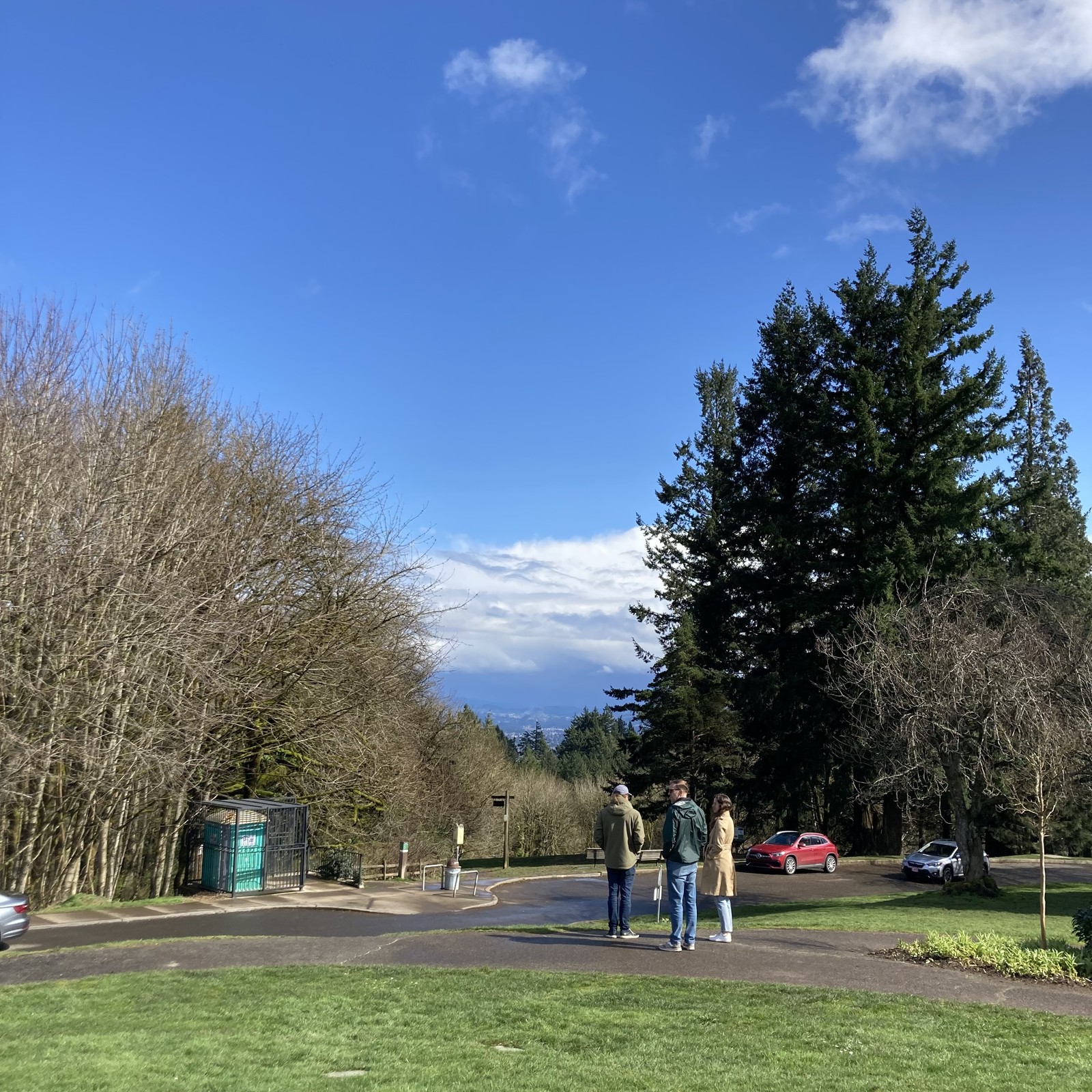 View from Council Crest toward Mt. Hood, which is NOT visible