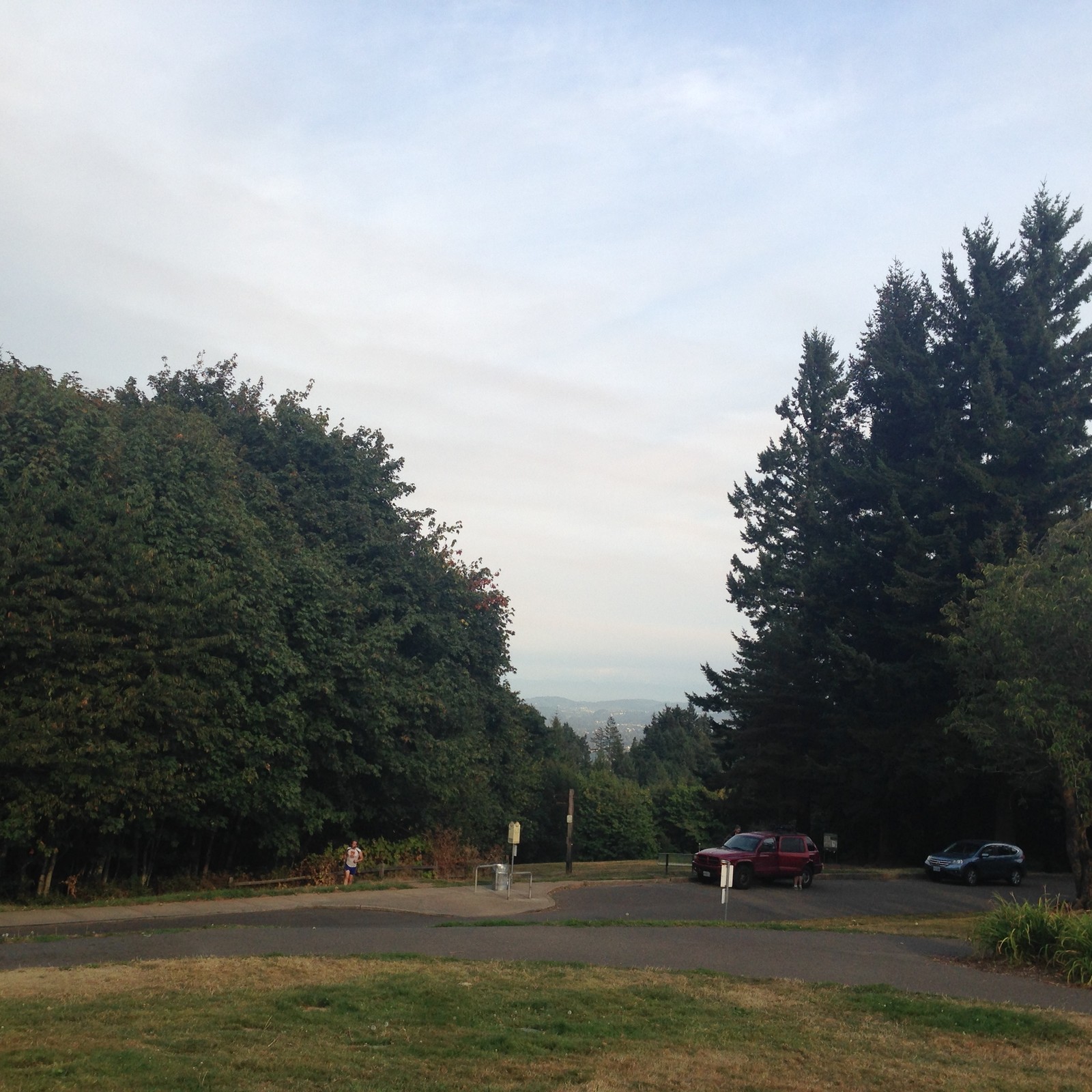 View from Council Crest toward Mt. Hood, which is NOT visible