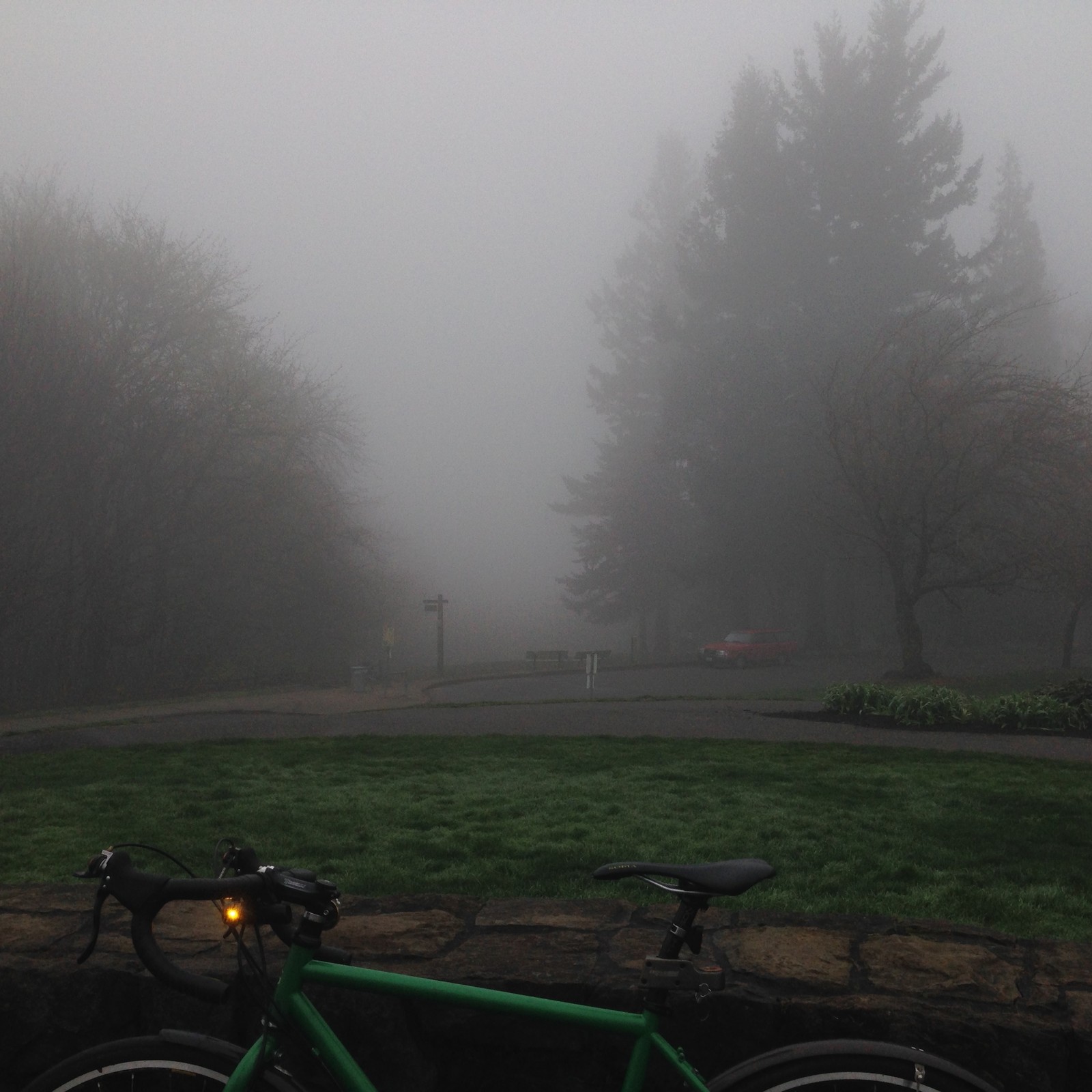 View from Council Crest toward Mt. Hood, which is NOT visible