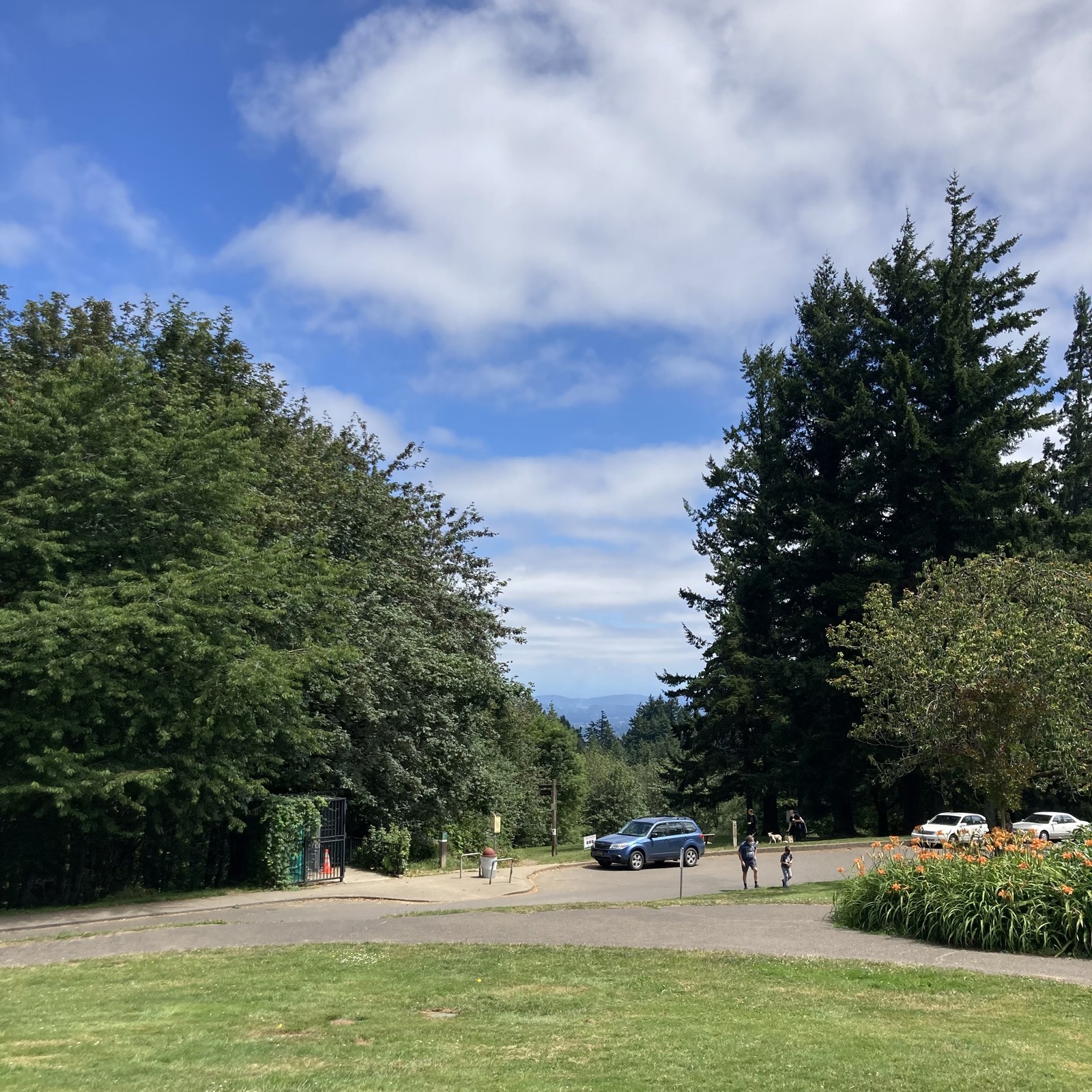 View from Council Crest toward Mt. Hood, which is NOT visible