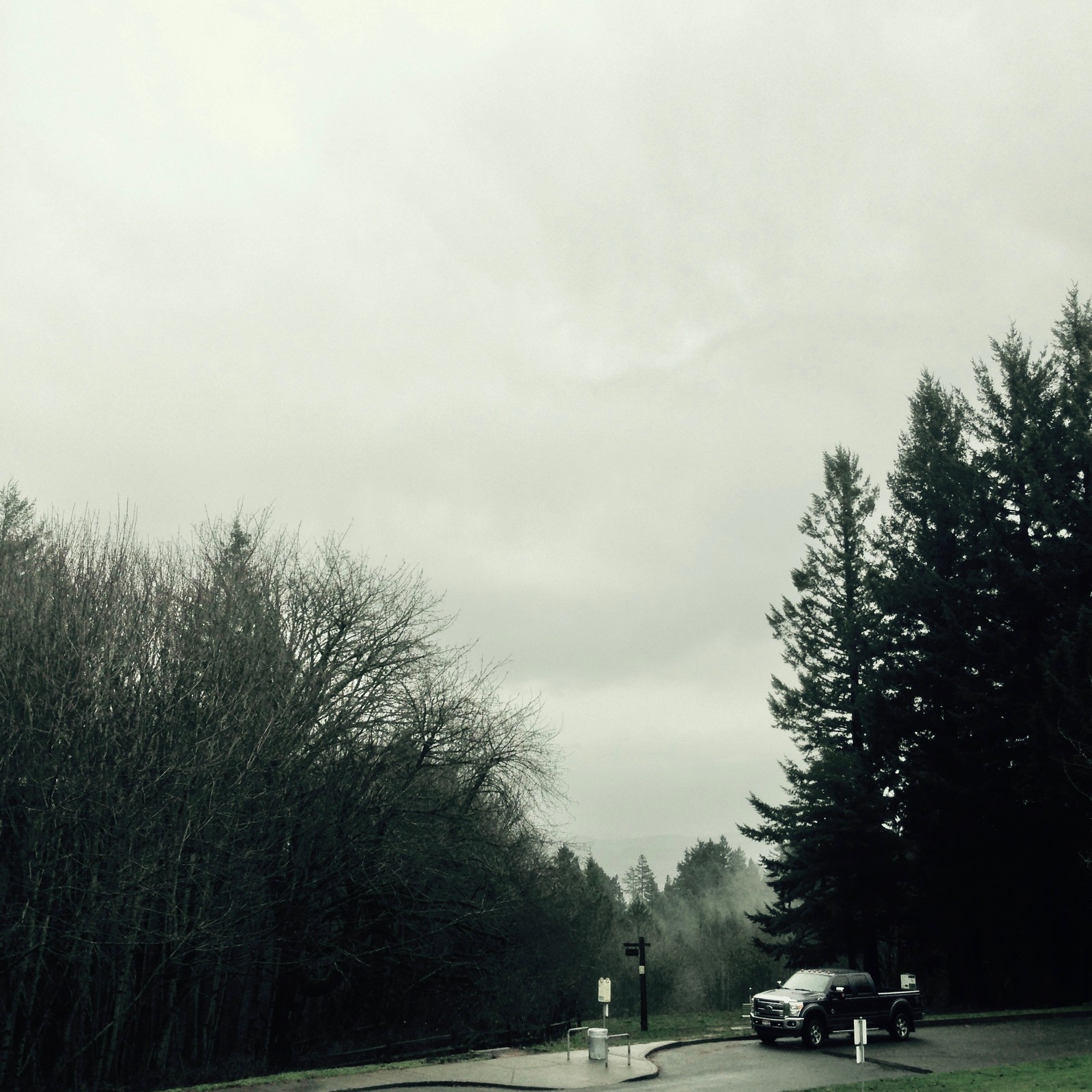 View from Council Crest toward Mt. Hood, which is NOT visible