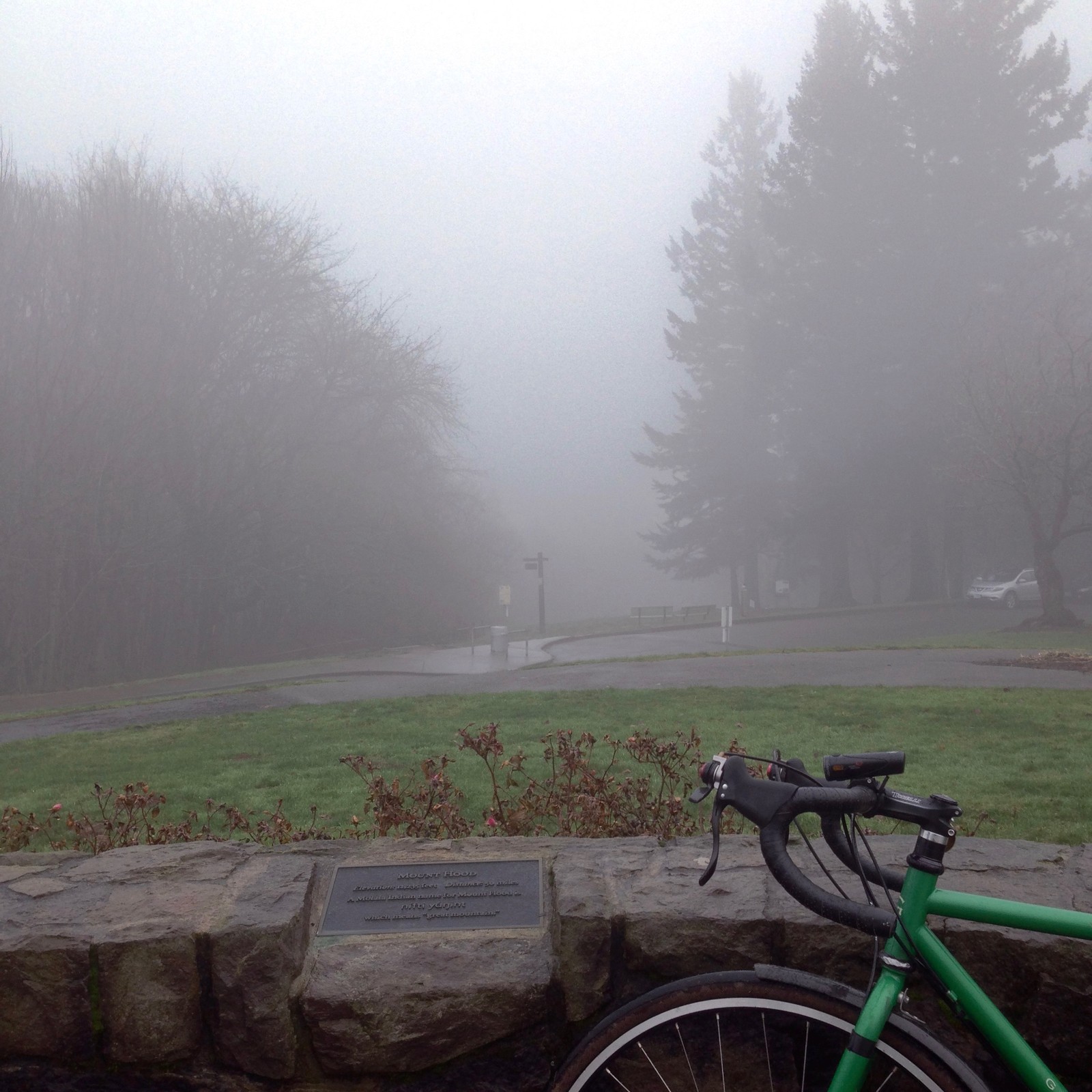 View from Council Crest toward Mt. Hood, which is NOT visible