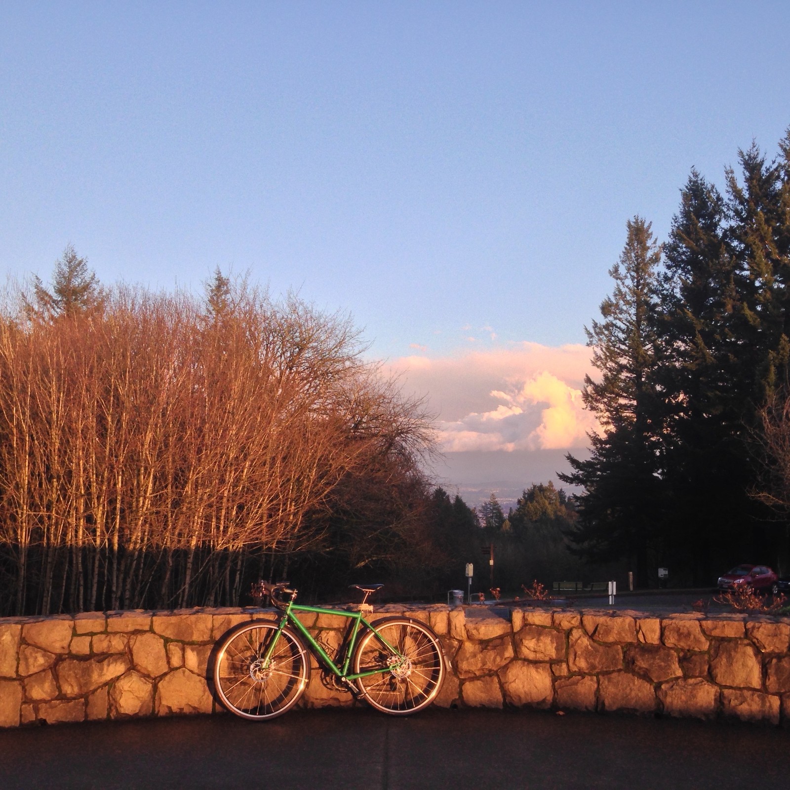 View from Council Crest toward Mt. Hood, which is NOT visible
