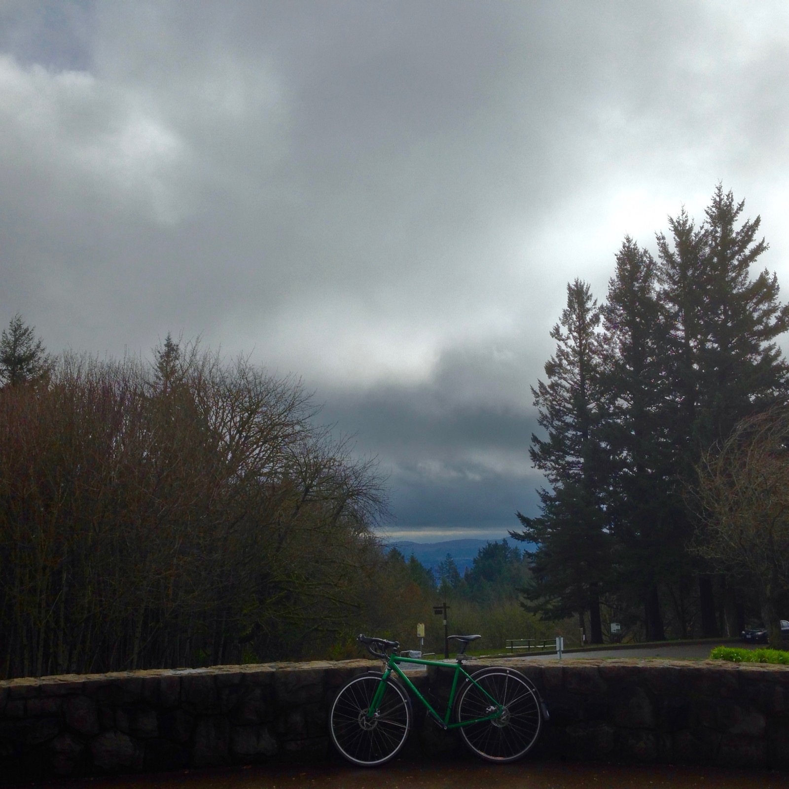 View from Council Crest toward Mt. Hood, which is NOT visible