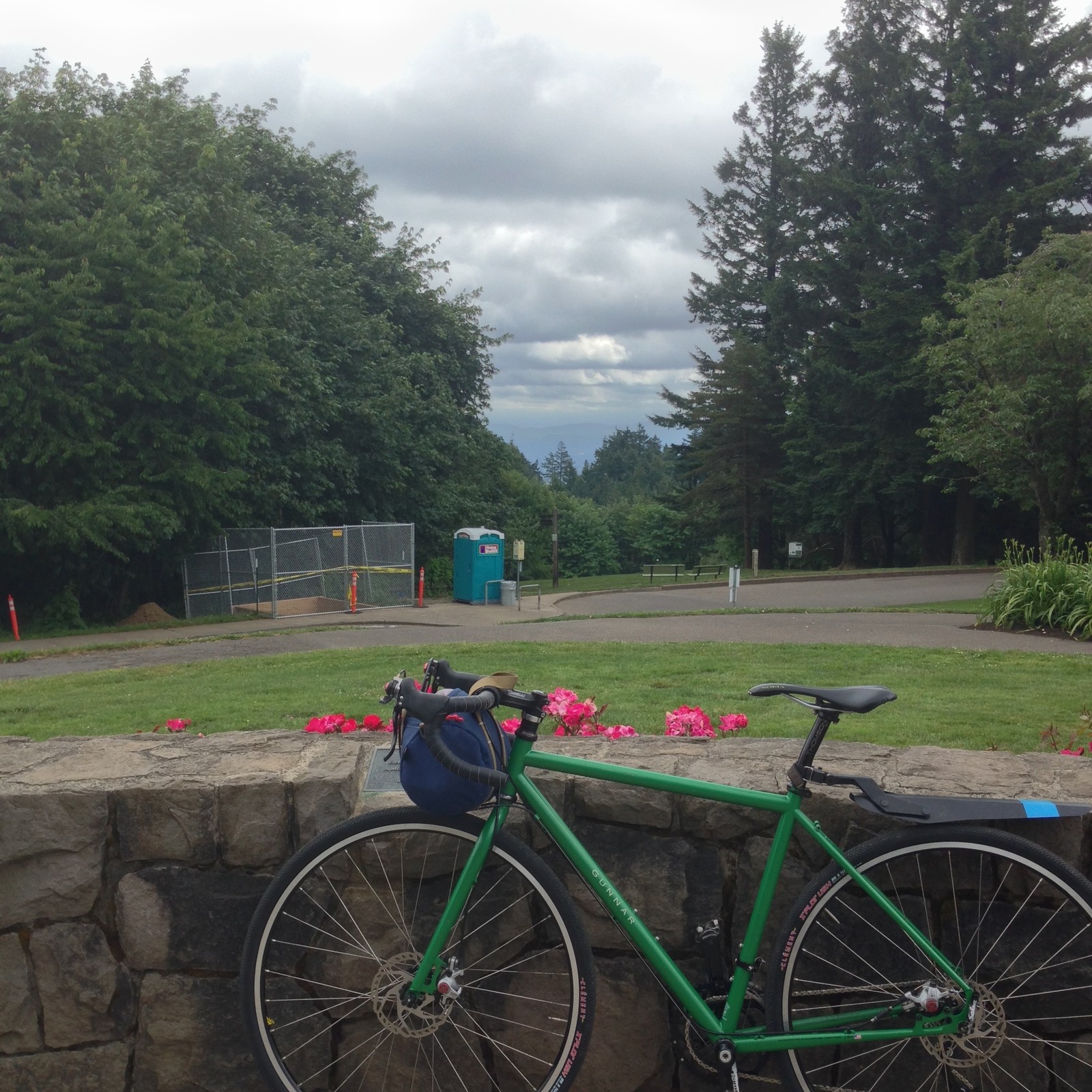 View from Council Crest toward Mt. Hood, which is NOT visible