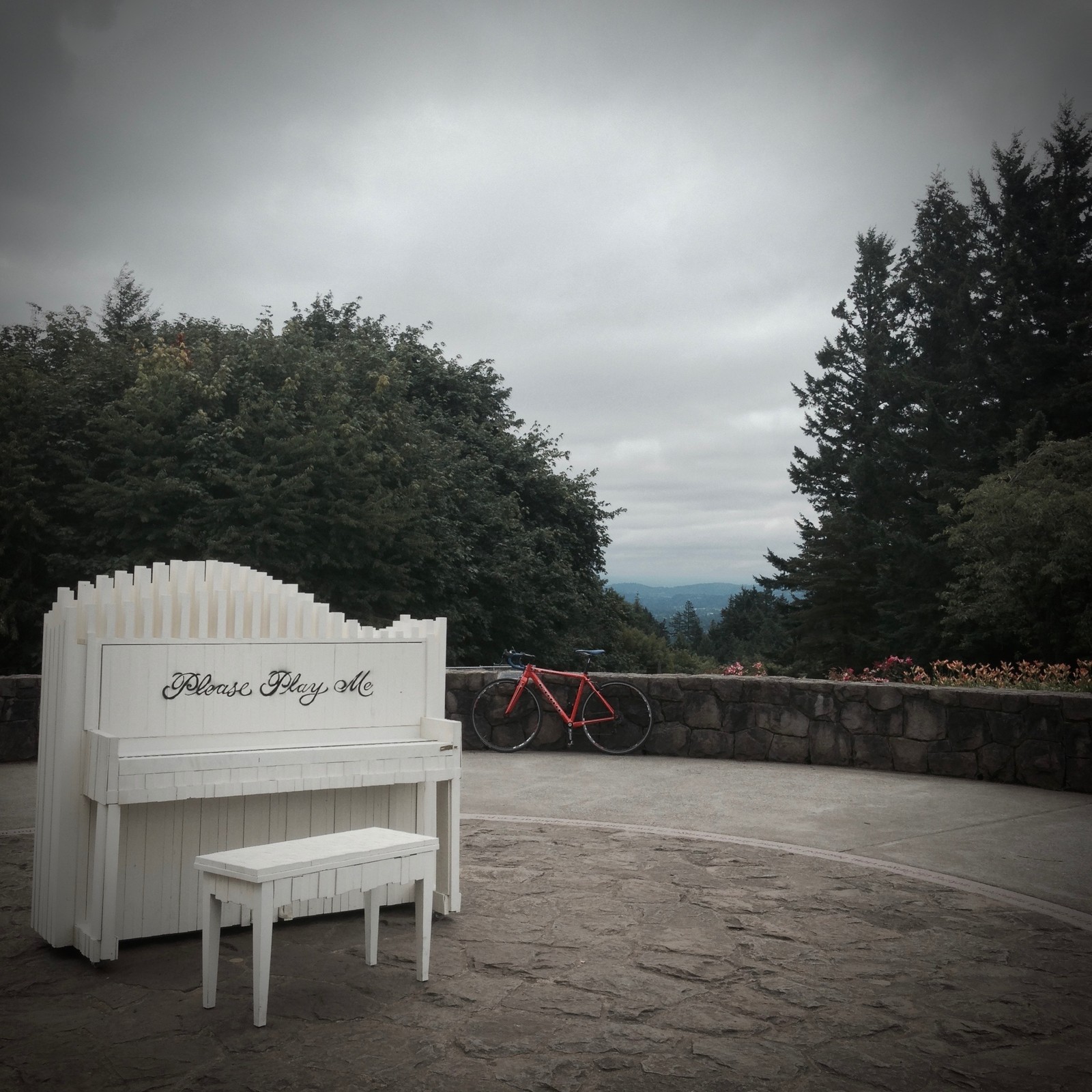 View from Council Crest toward Mt. Hood, which is NOT visible