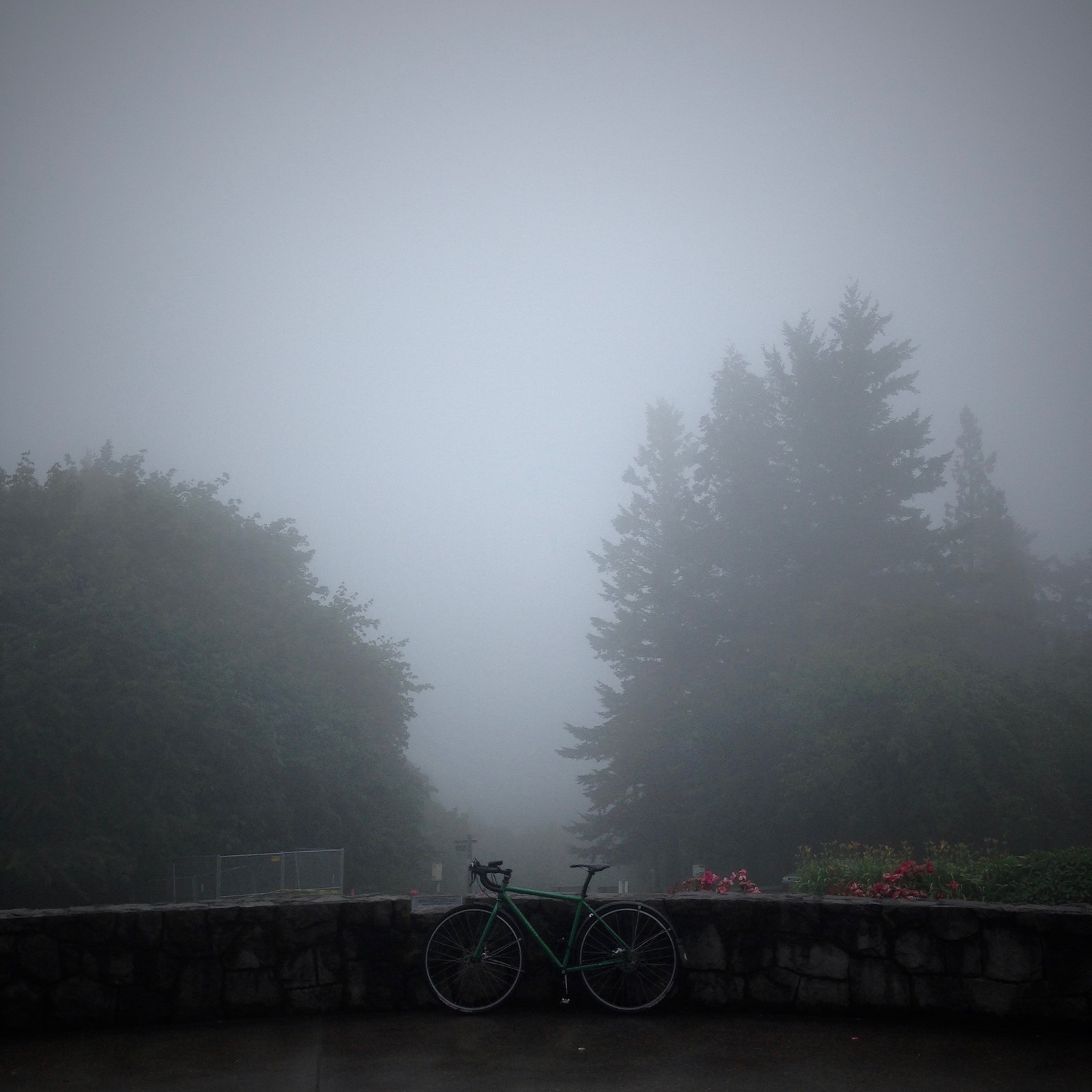 View from Council Crest toward Mt. Hood, which is NOT visible