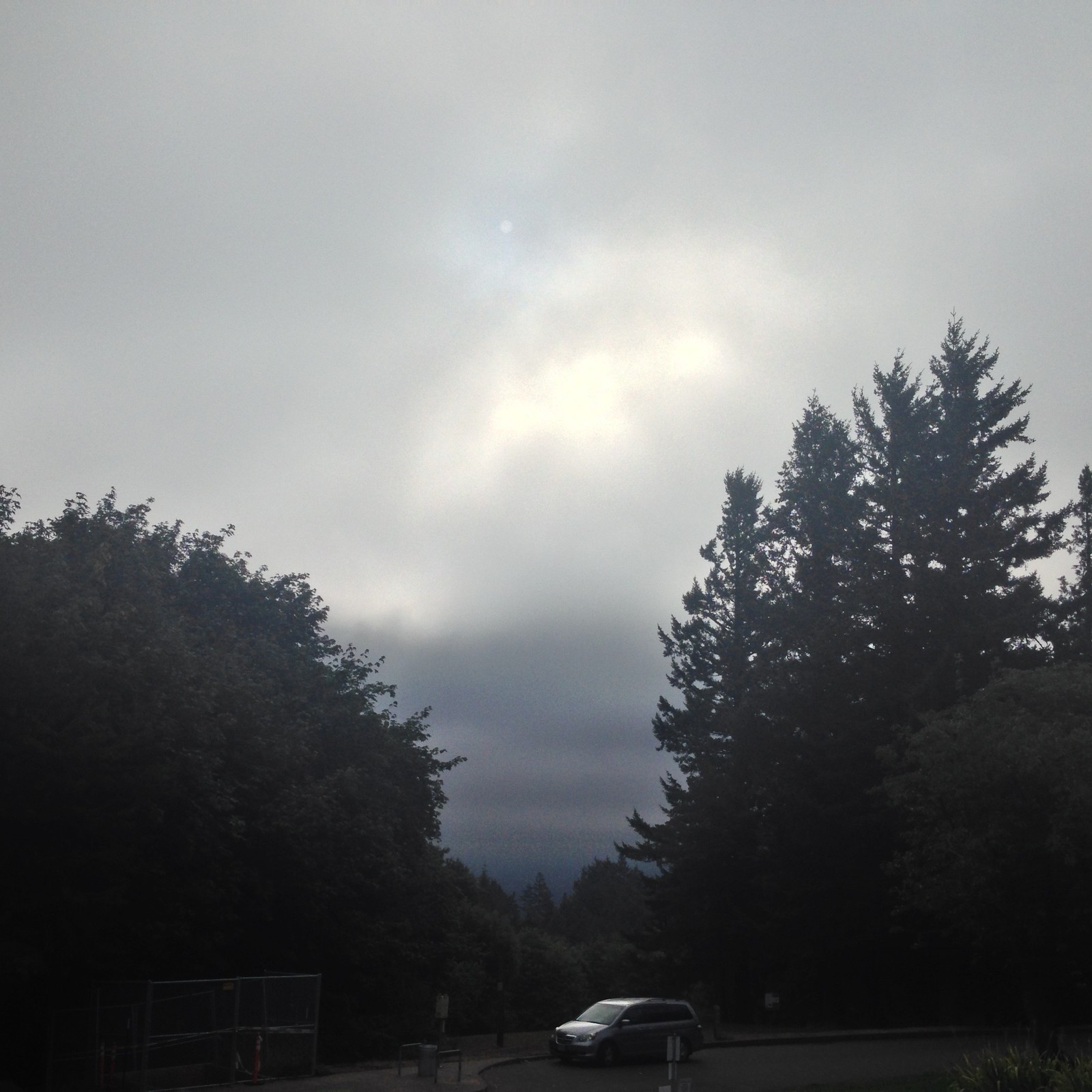View from Council Crest toward Mt. Hood, which is NOT visible