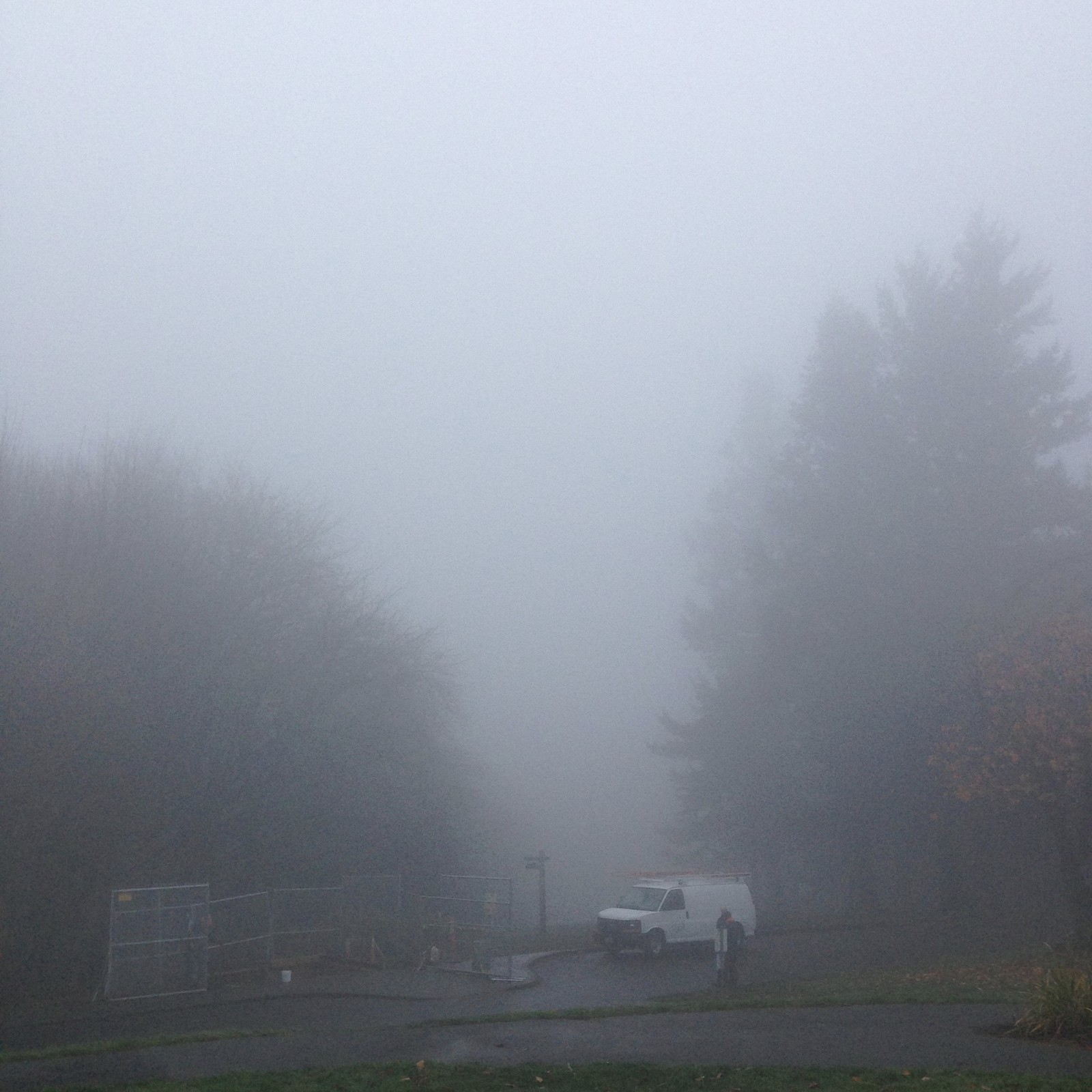 View from Council Crest toward Mt. Hood, which is NOT visible