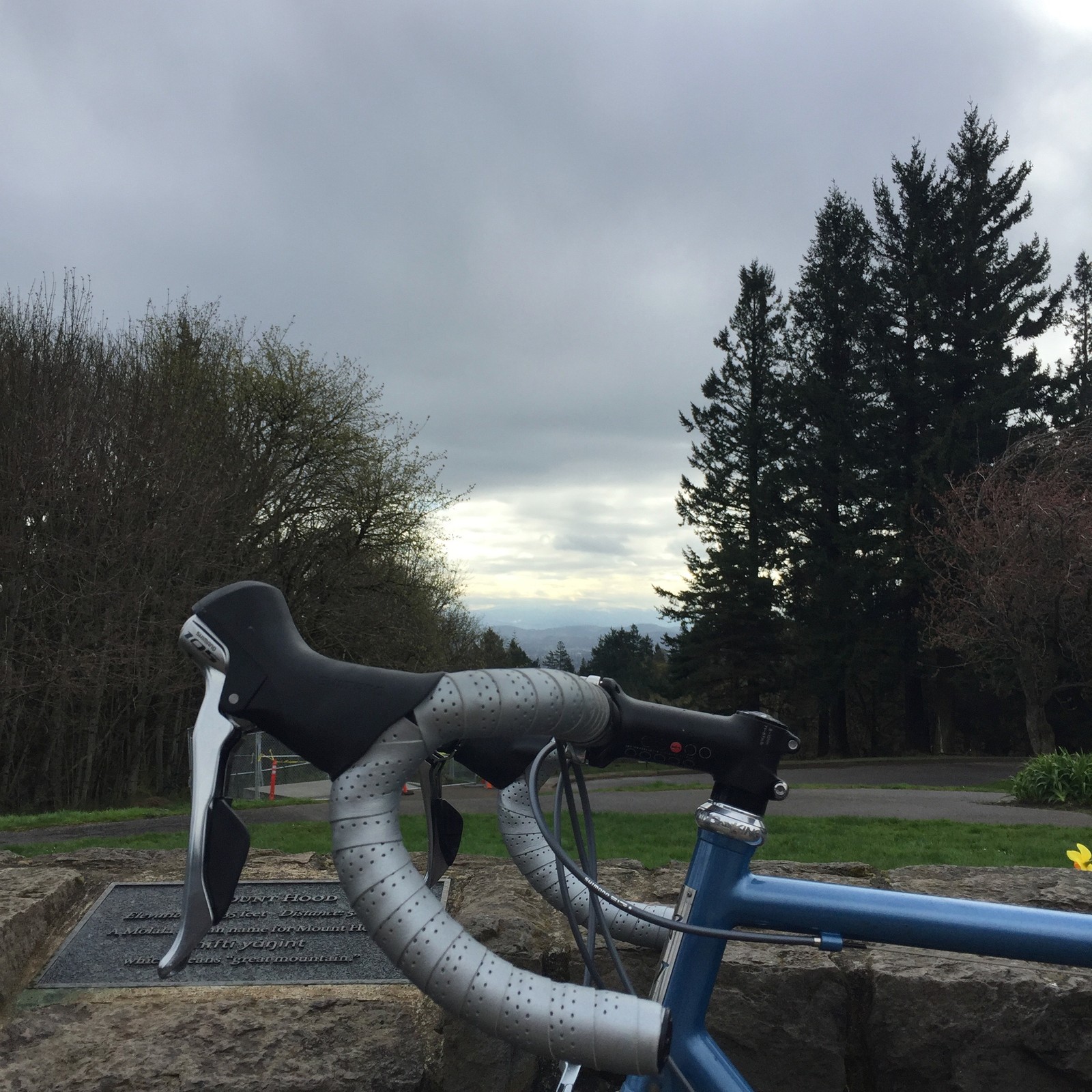 View from Council Crest toward Mt. Hood, which is NOT visible