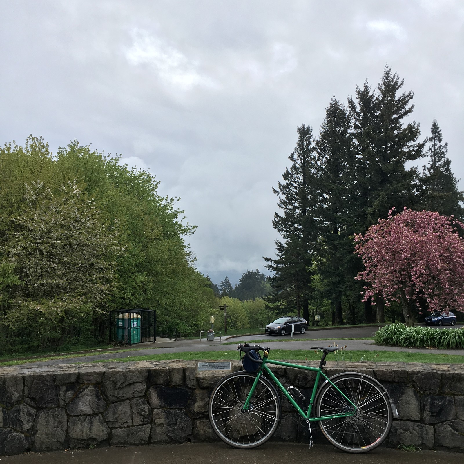 View from Council Crest toward Mt. Hood, which is NOT visible