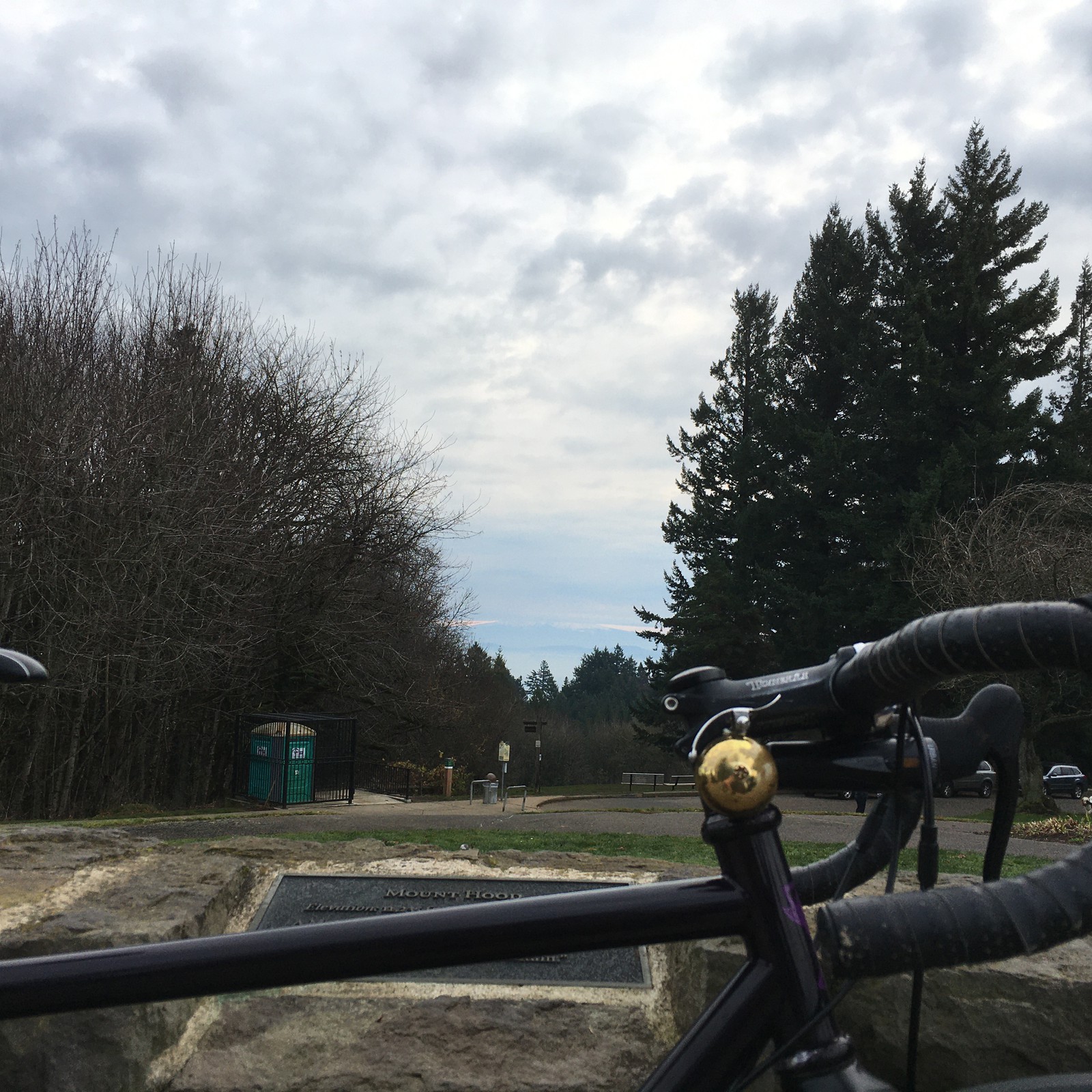 View from Council Crest toward Mt. Hood, which is NOT visible