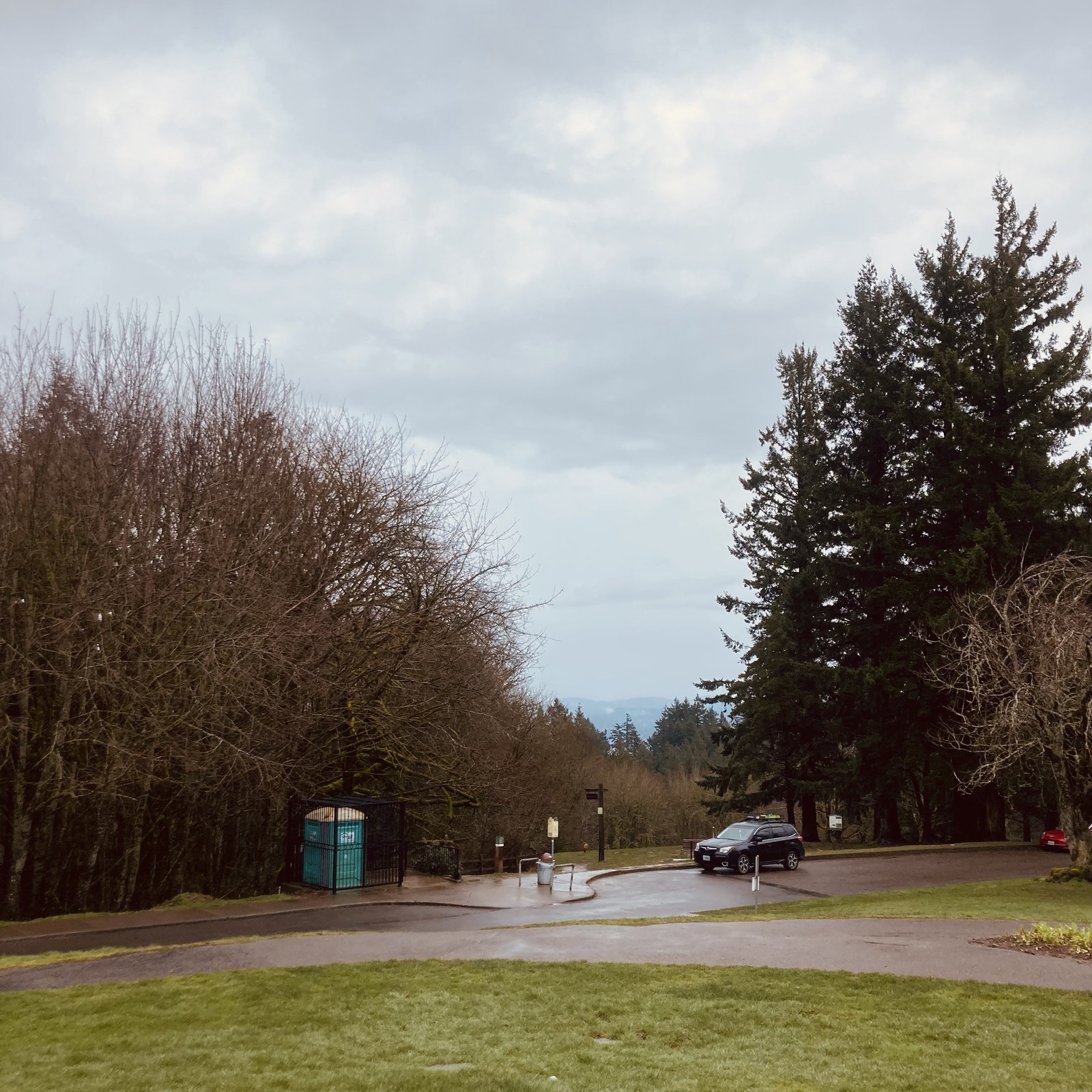 View from Council Crest toward Mt. Hood, which is NOT visible