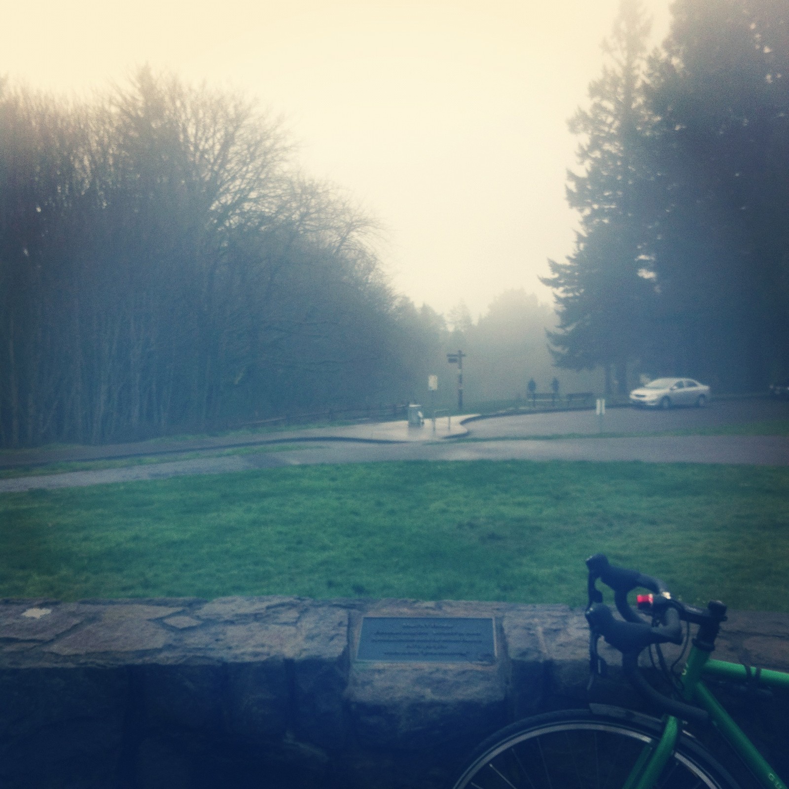 View from Council Crest toward Mt. Hood, which is NOT visible
