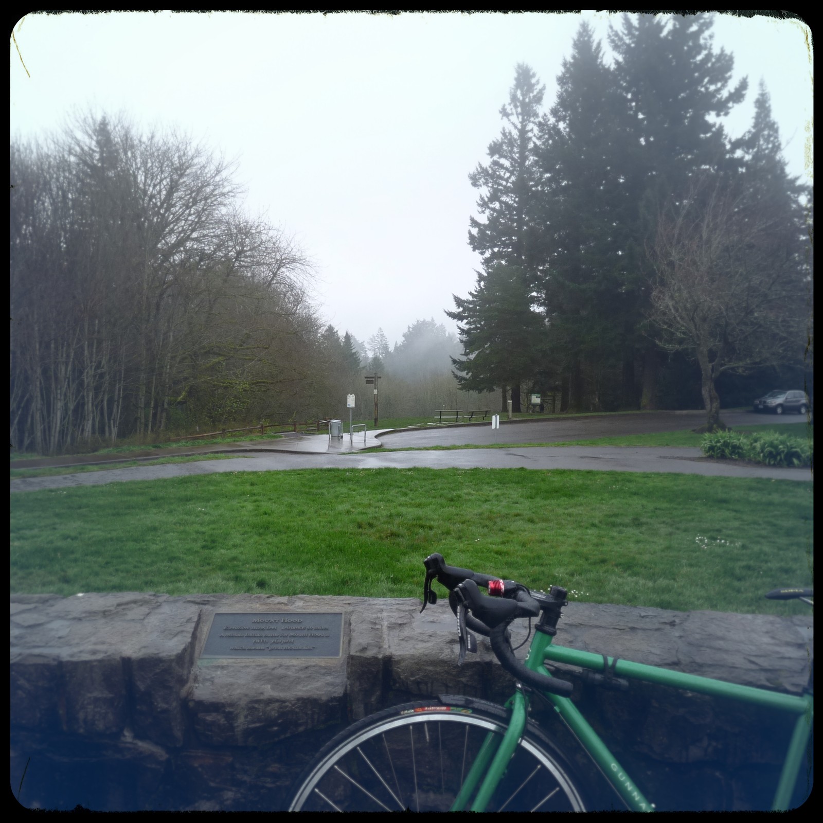 View from Council Crest toward Mt. Hood, which is NOT visible