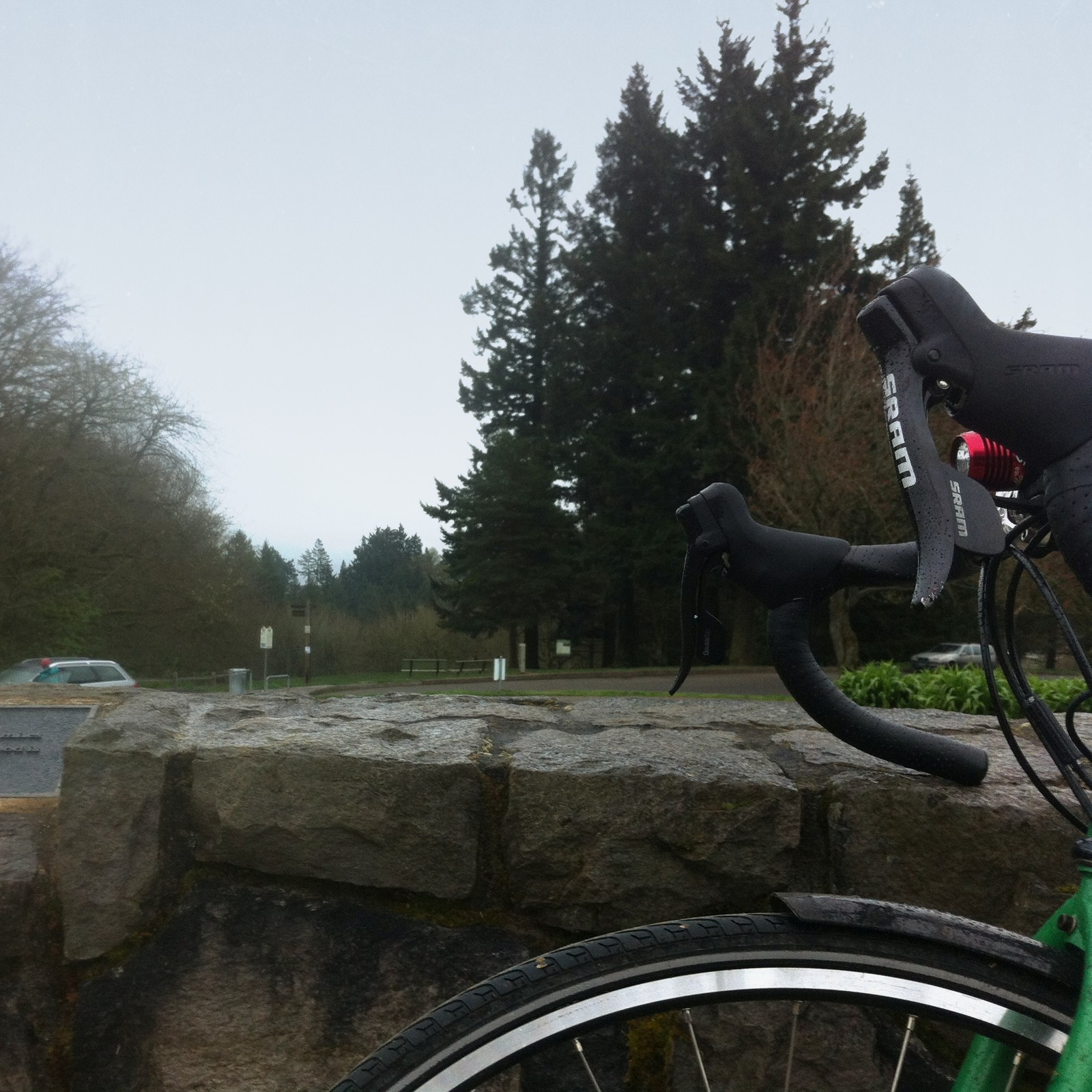 View from Council Crest toward Mt. Hood, which is NOT visible