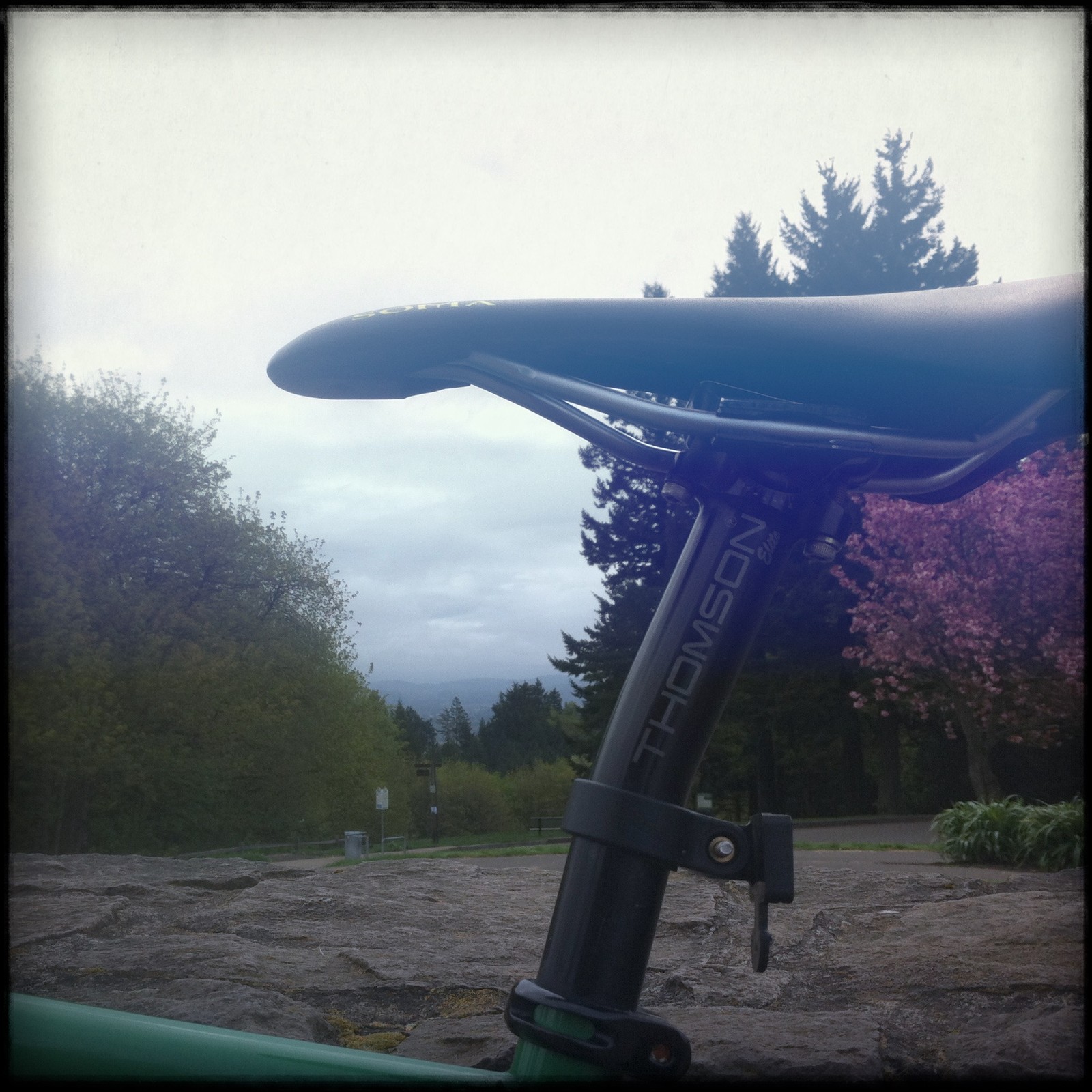 View from Council Crest toward Mt. Hood, which is NOT visible