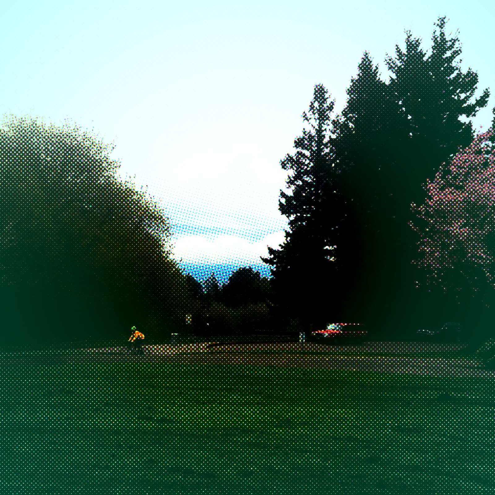 View from Council Crest toward Mt. Hood, which is NOT visible