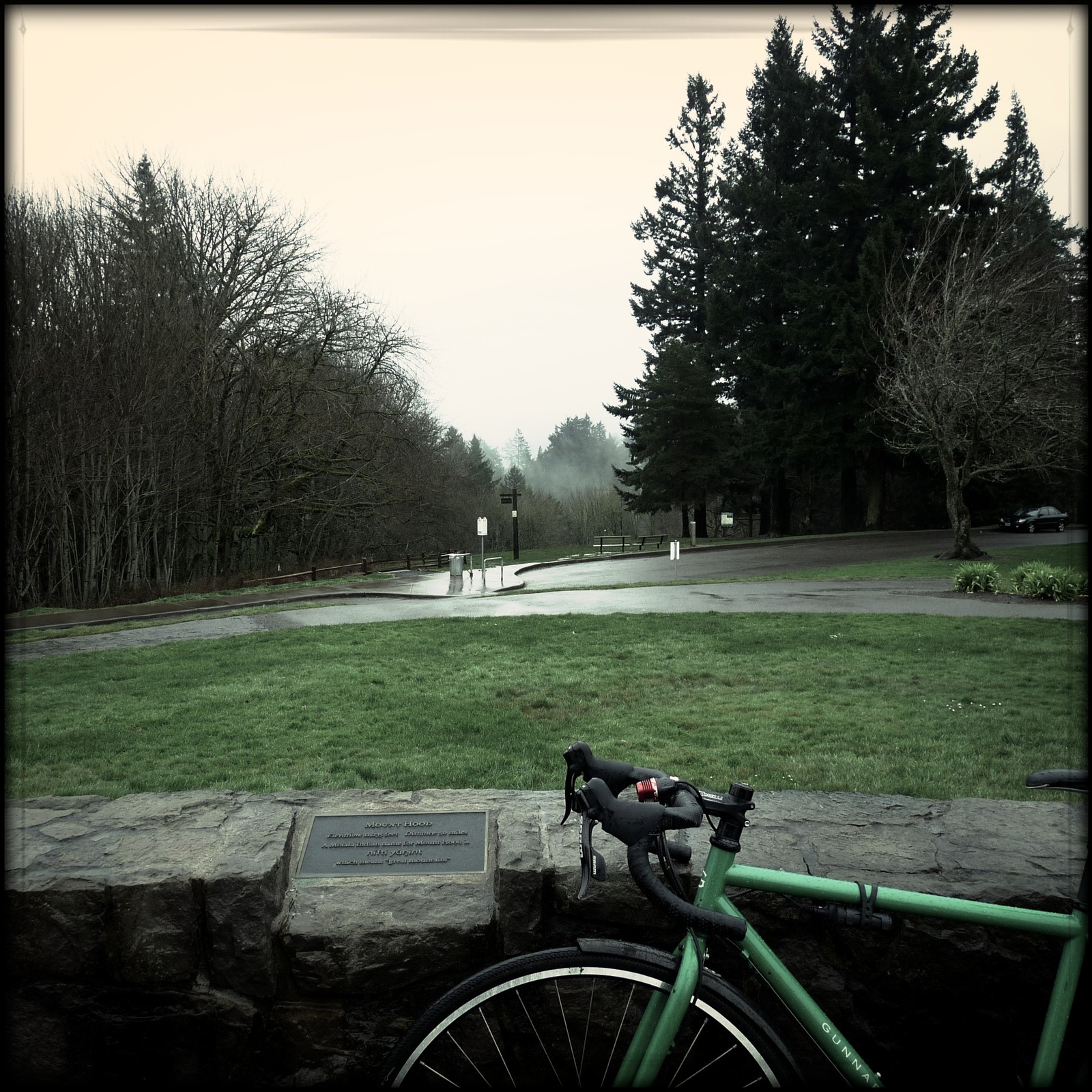 View from Council Crest toward Mt. Hood, which is NOT visible