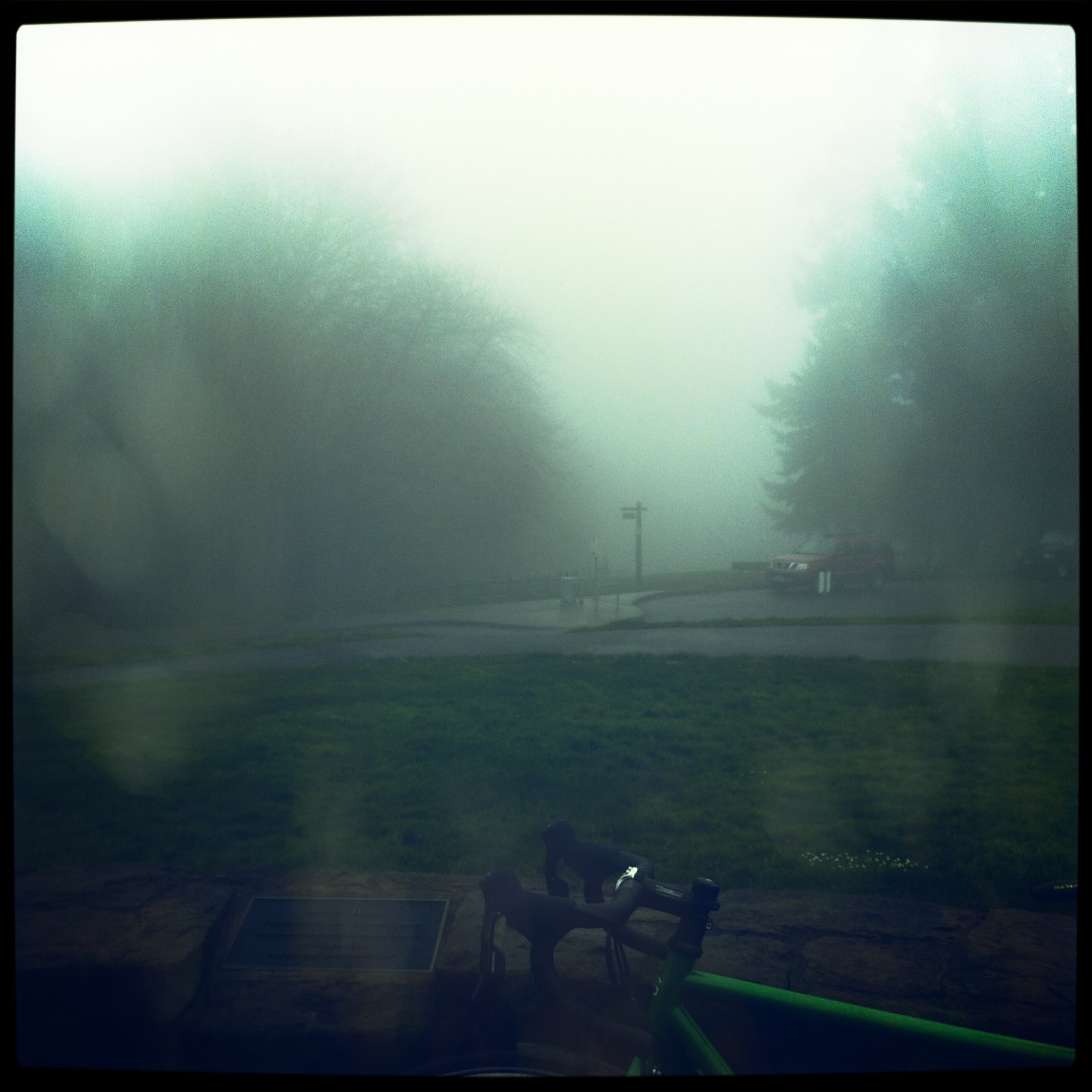 View from Council Crest toward Mt. Hood, which is NOT visible