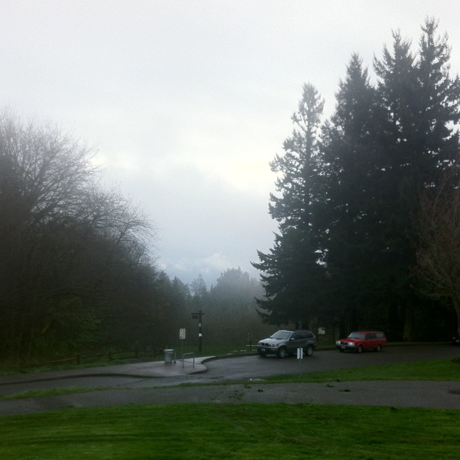 View from Council Crest toward Mt. Hood, which is NOT visible