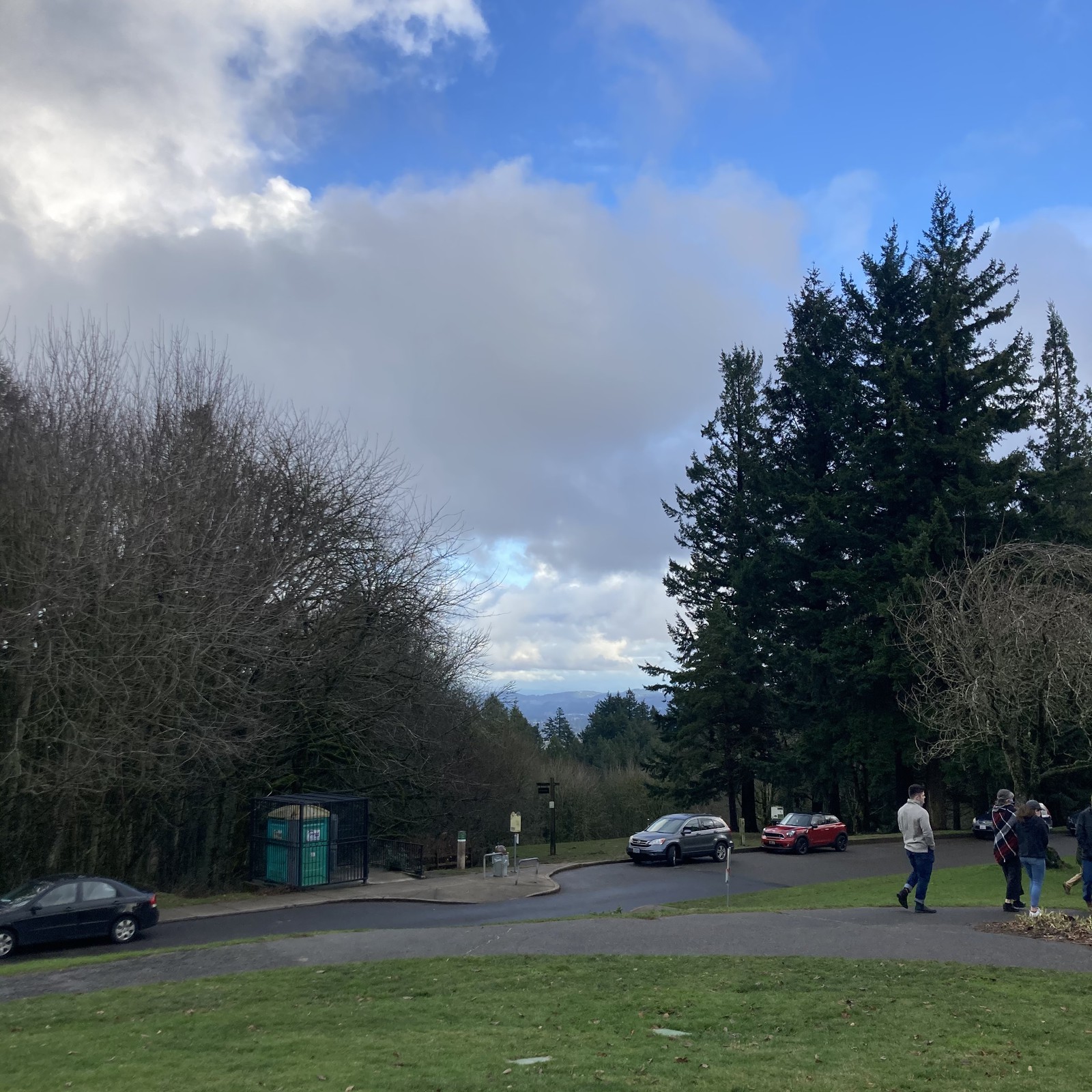 View from Council Crest toward Mt. Hood, which is NOT visible