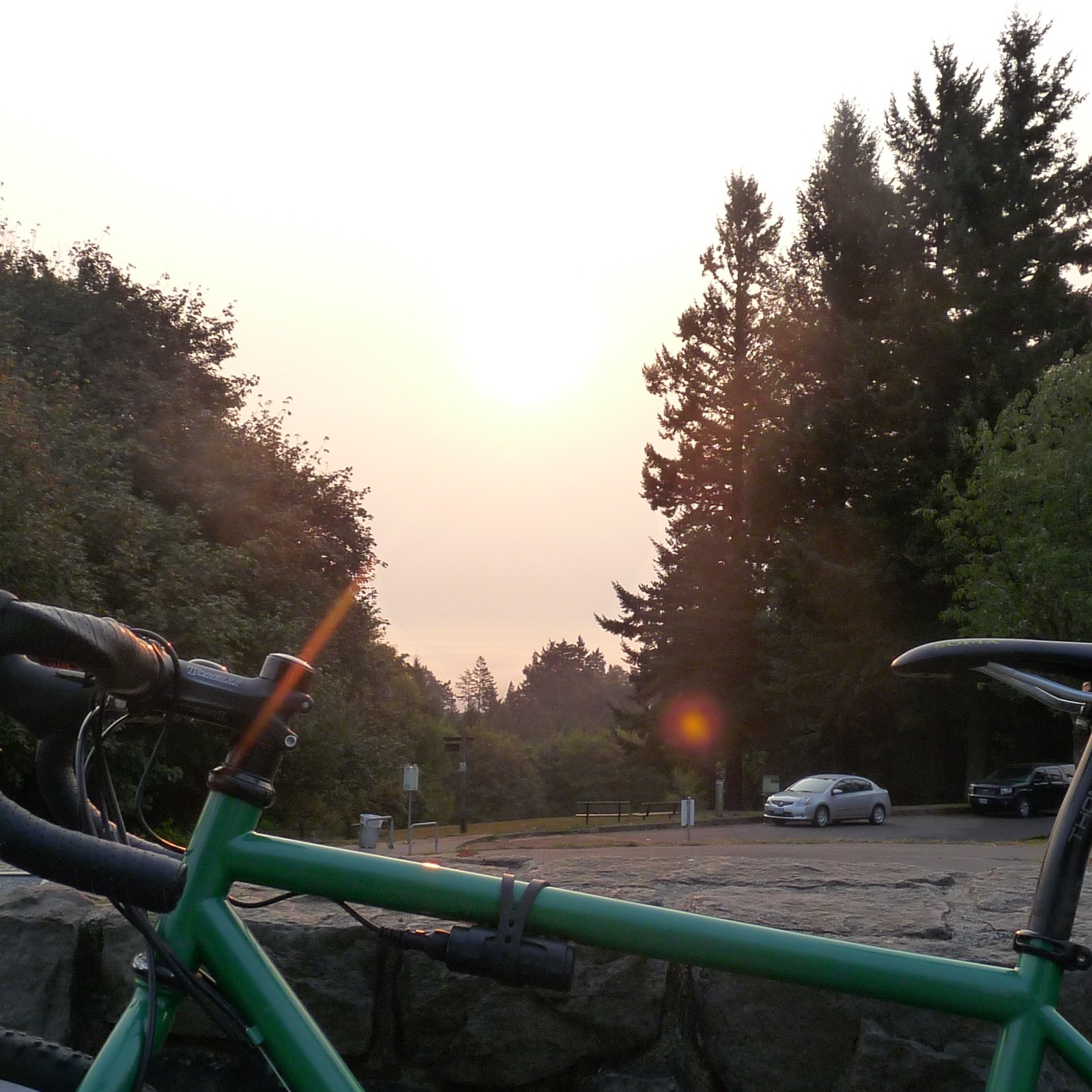 View from Council Crest toward Mt. Hood, which is NOT visible