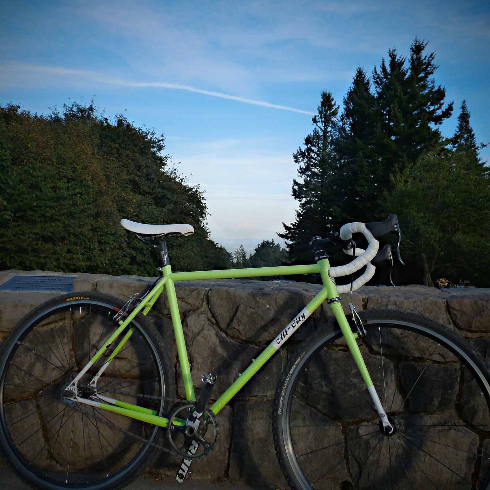View from Council Crest toward Mt. Hood, which is visible
