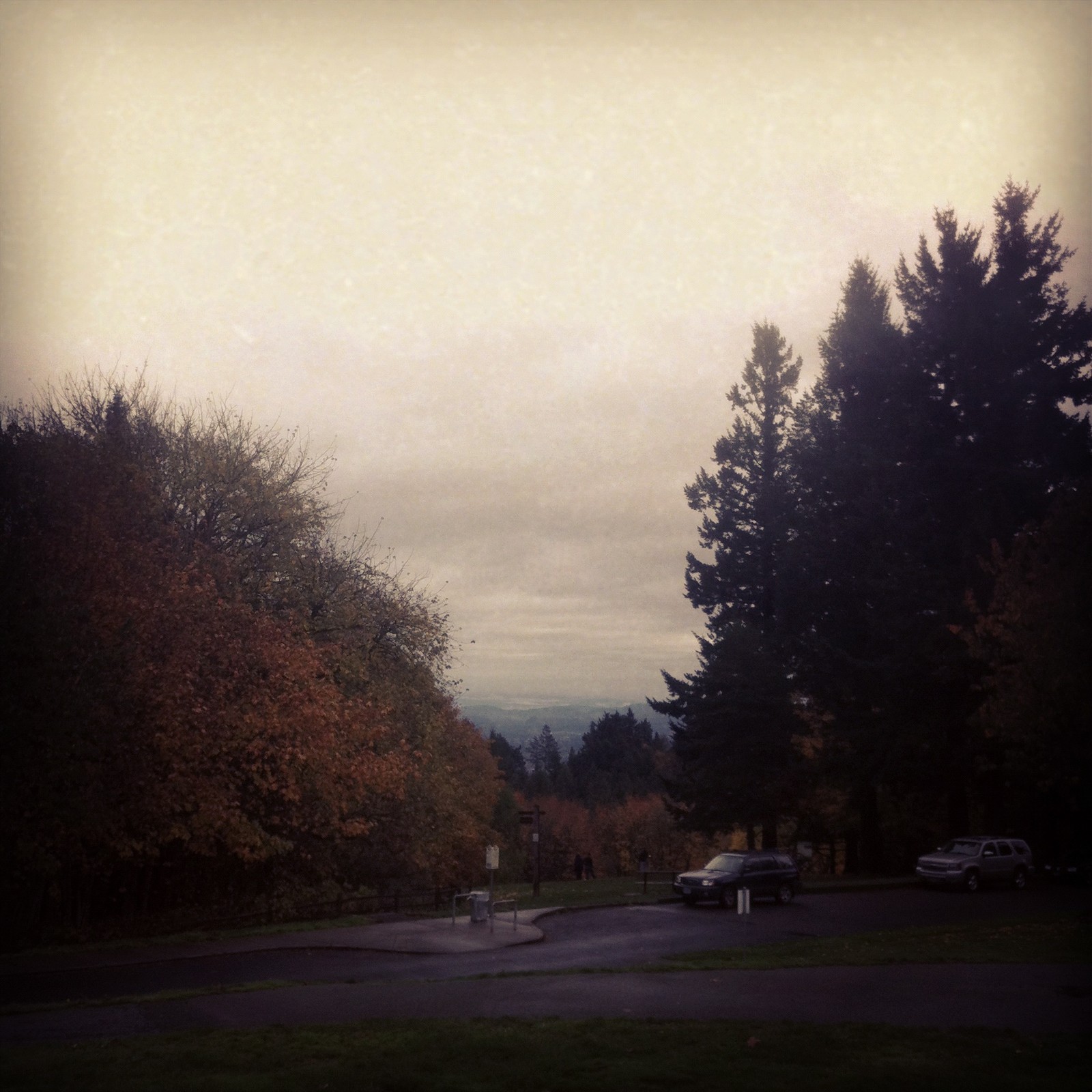 View from Council Crest toward Mt. Hood, which is NOT visible