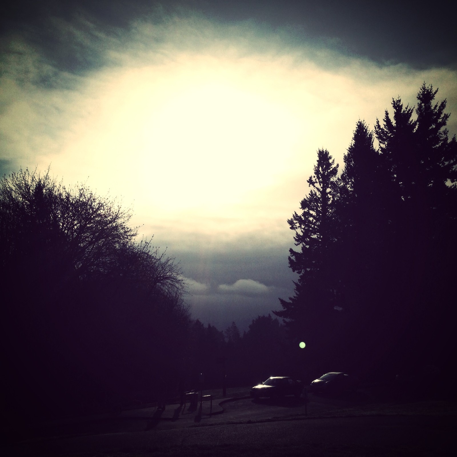 View from Council Crest toward Mt. Hood, which is NOT visible