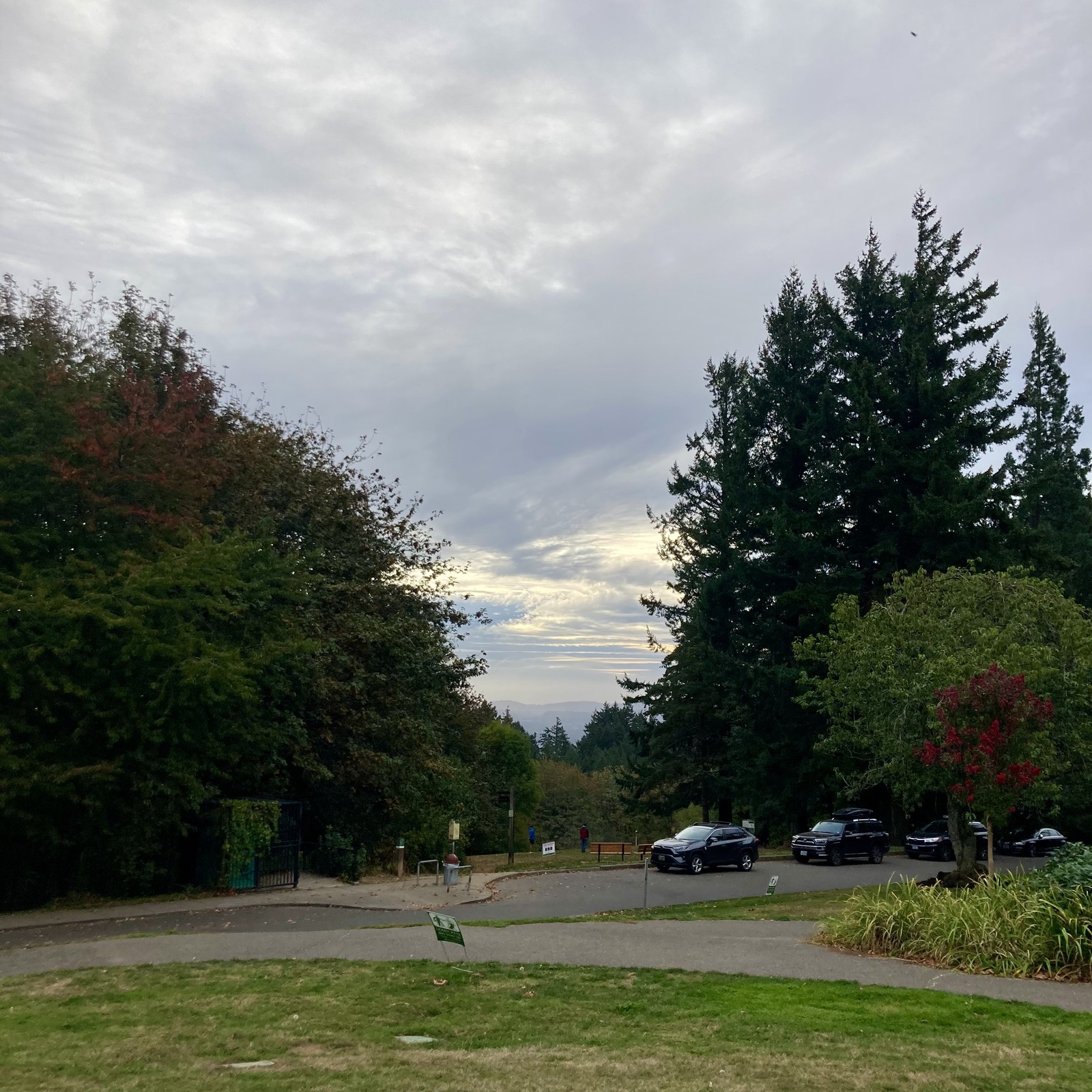View from Council Crest toward Mt. Hood, which is NOT visible