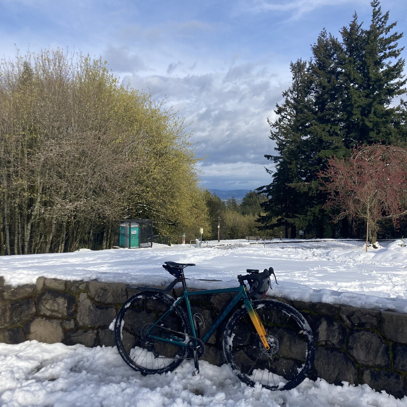 View from Council Crest toward Mt. Hood, which is NOT visible