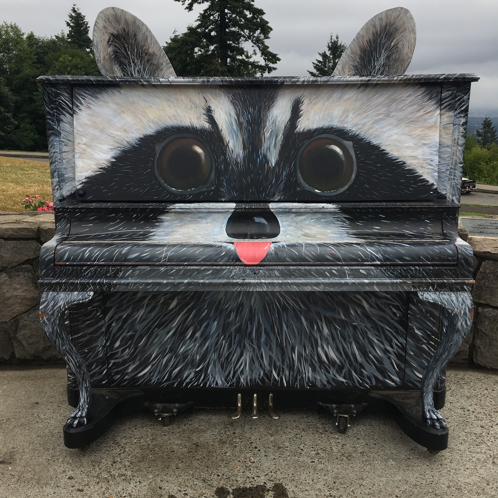 View from Council Crest toward Mt. Hood, which is NOT visible