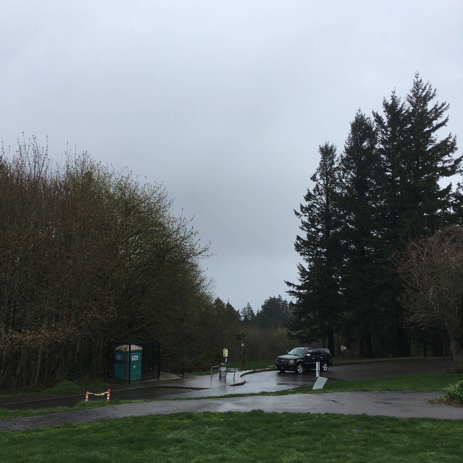 View from Council Crest toward Mt. Hood, which is NOT visible