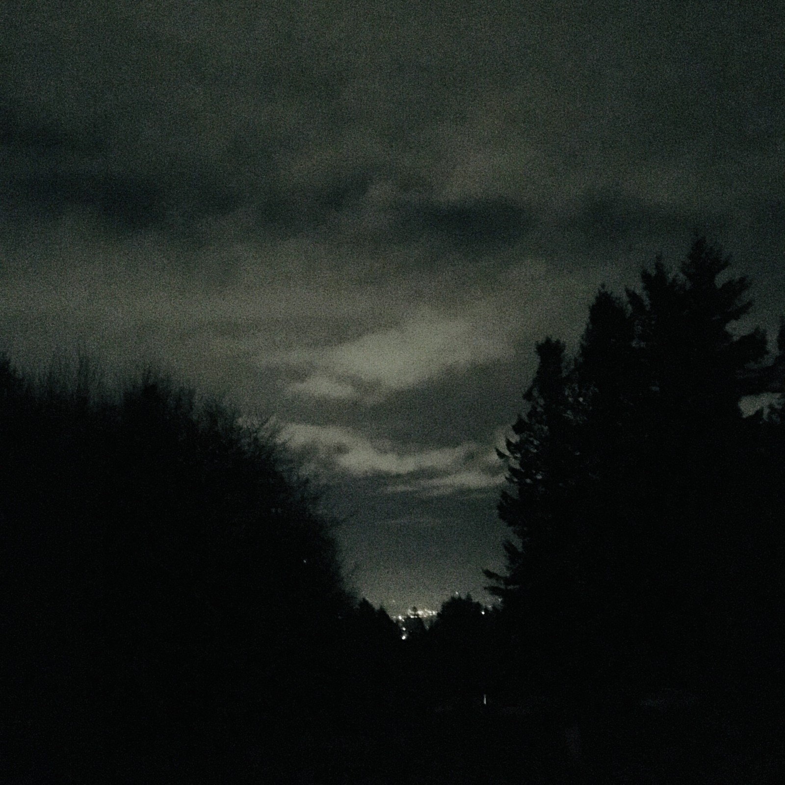 View from Council Crest toward Mt. Hood, which is NOT visible