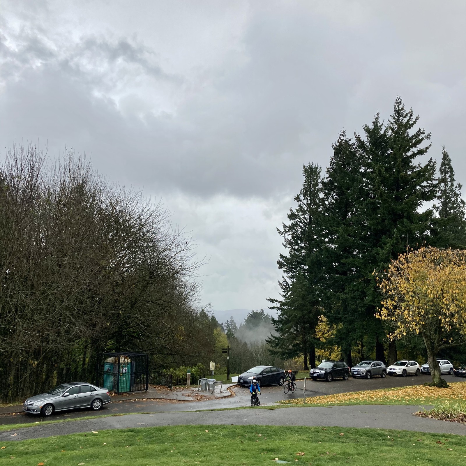 View from Council Crest toward Mt. Hood, which is NOT visible