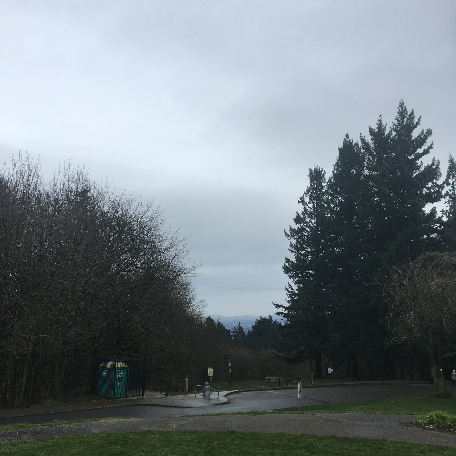 View from Council Crest toward Mt. Hood, which is NOT visible
