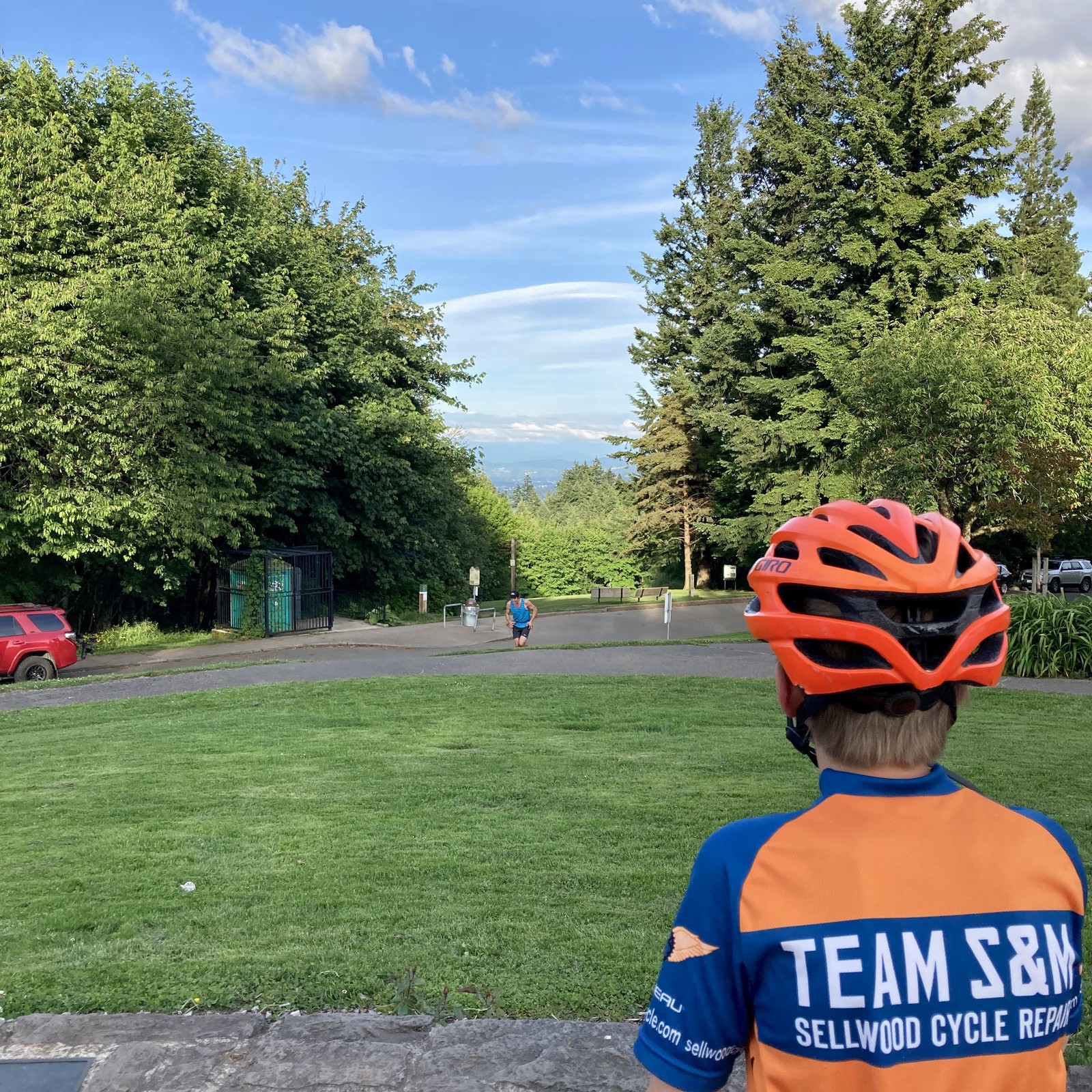 View from Council Crest toward Mt. Hood, which is NOT visible