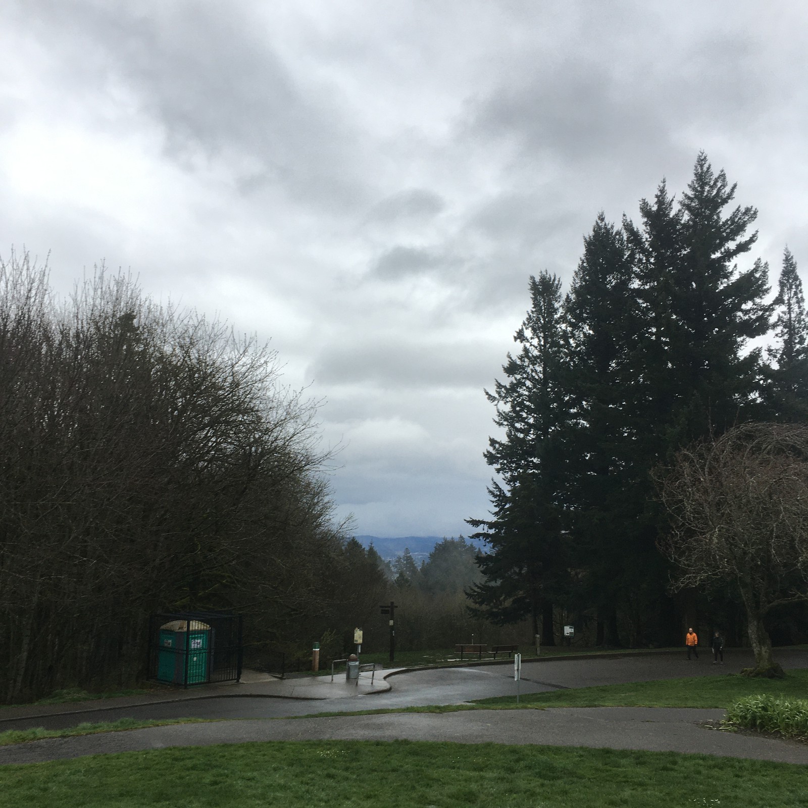 View from Council Crest toward Mt. Hood, which is NOT visible
