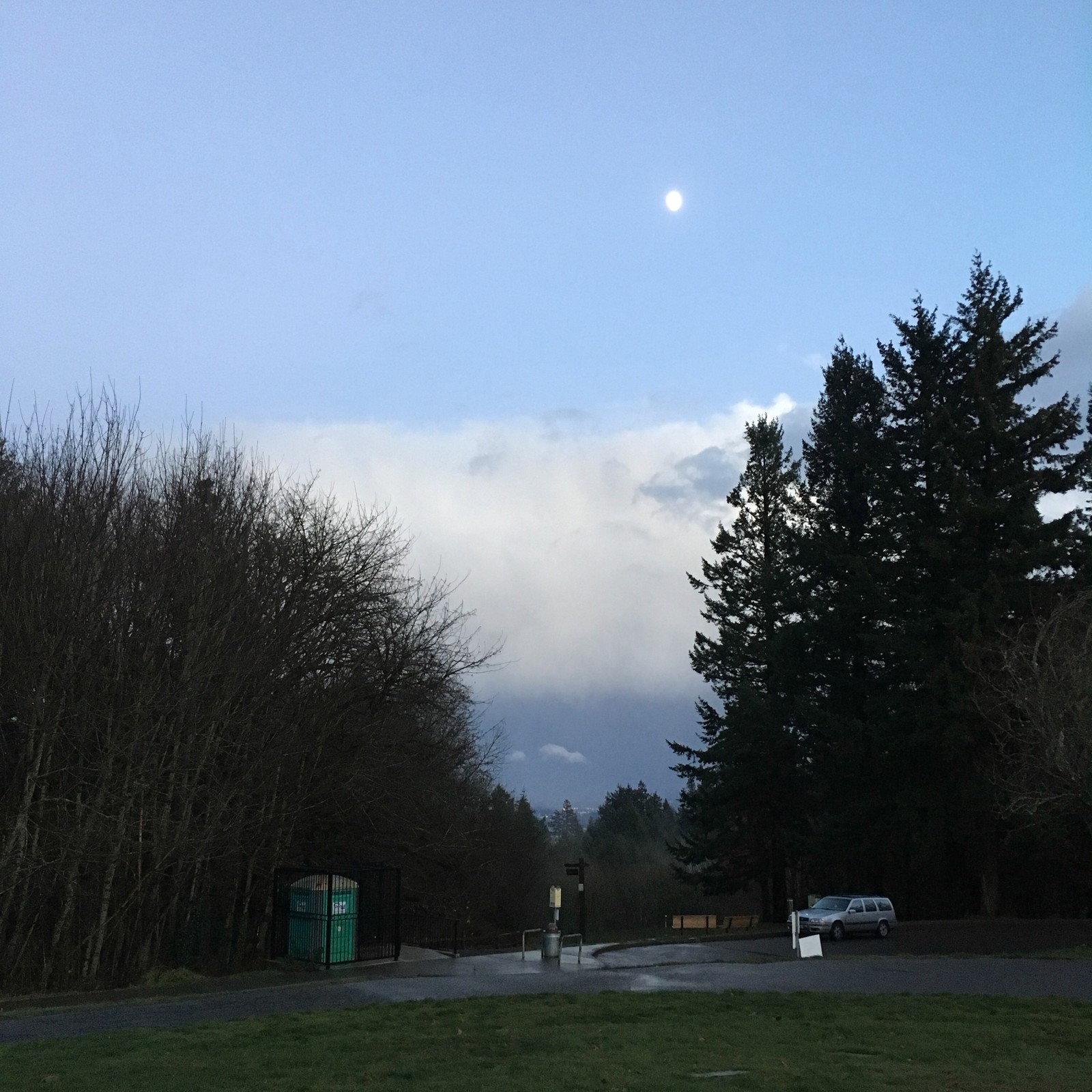 View from Council Crest toward Mt. Hood, which is NOT visible