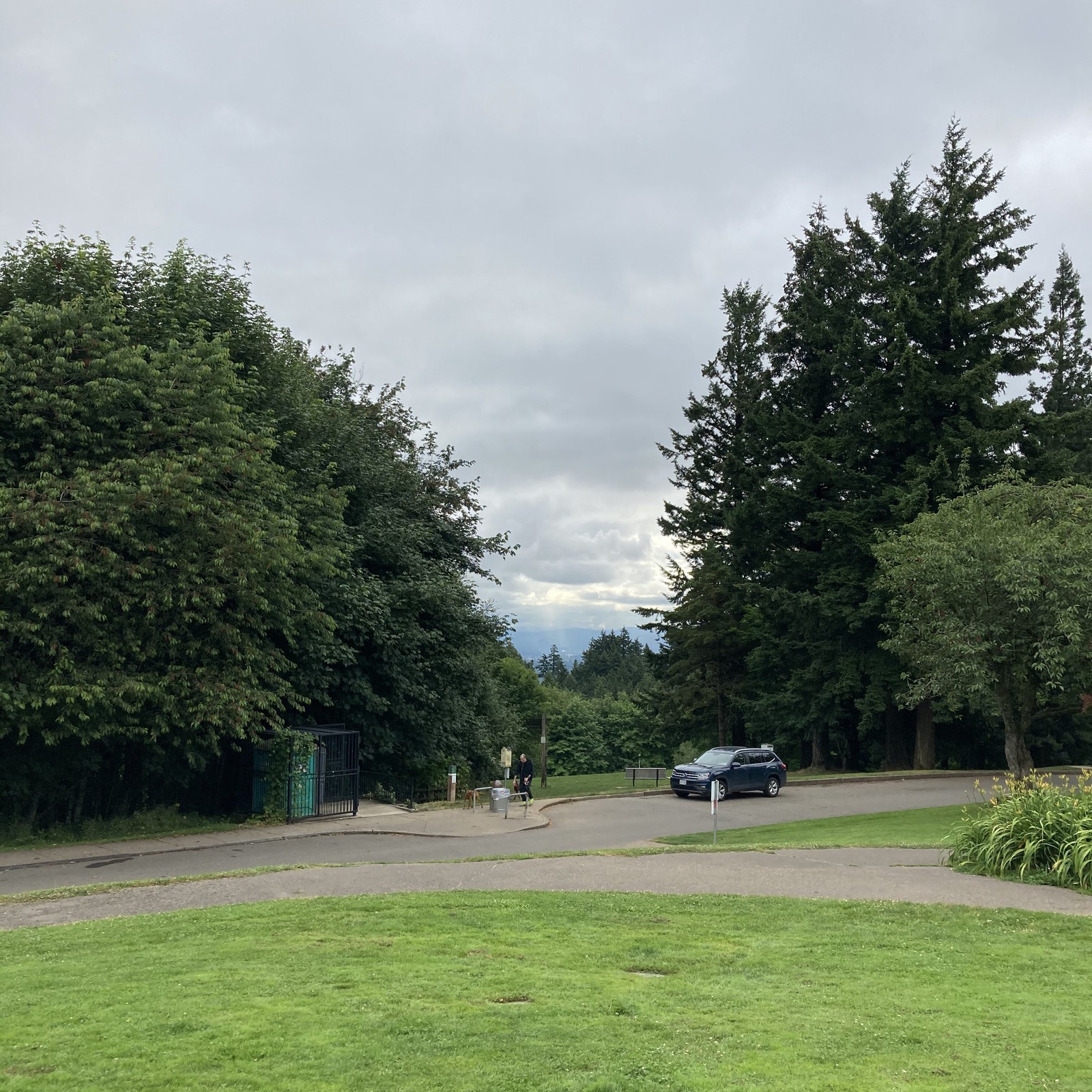 View from Council Crest toward Mt. Hood, which is NOT visible