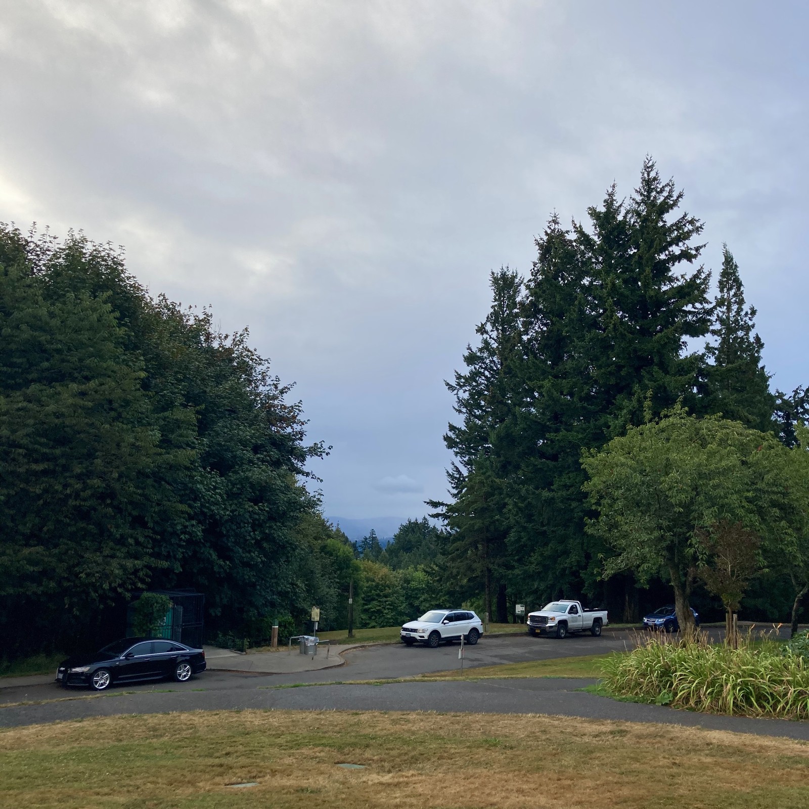View from Council Crest toward Mt. Hood, which is NOT visible