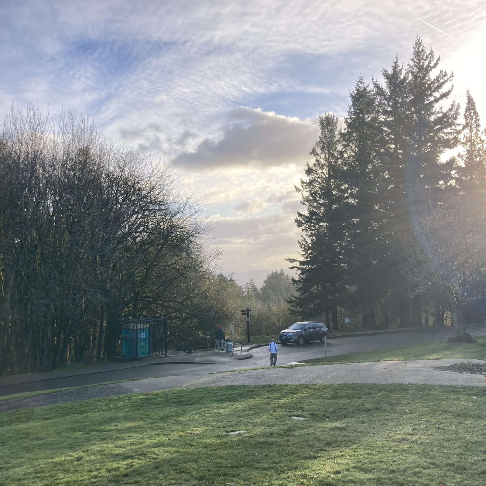 View from Council Crest toward Mt. Hood, which is NOT visible