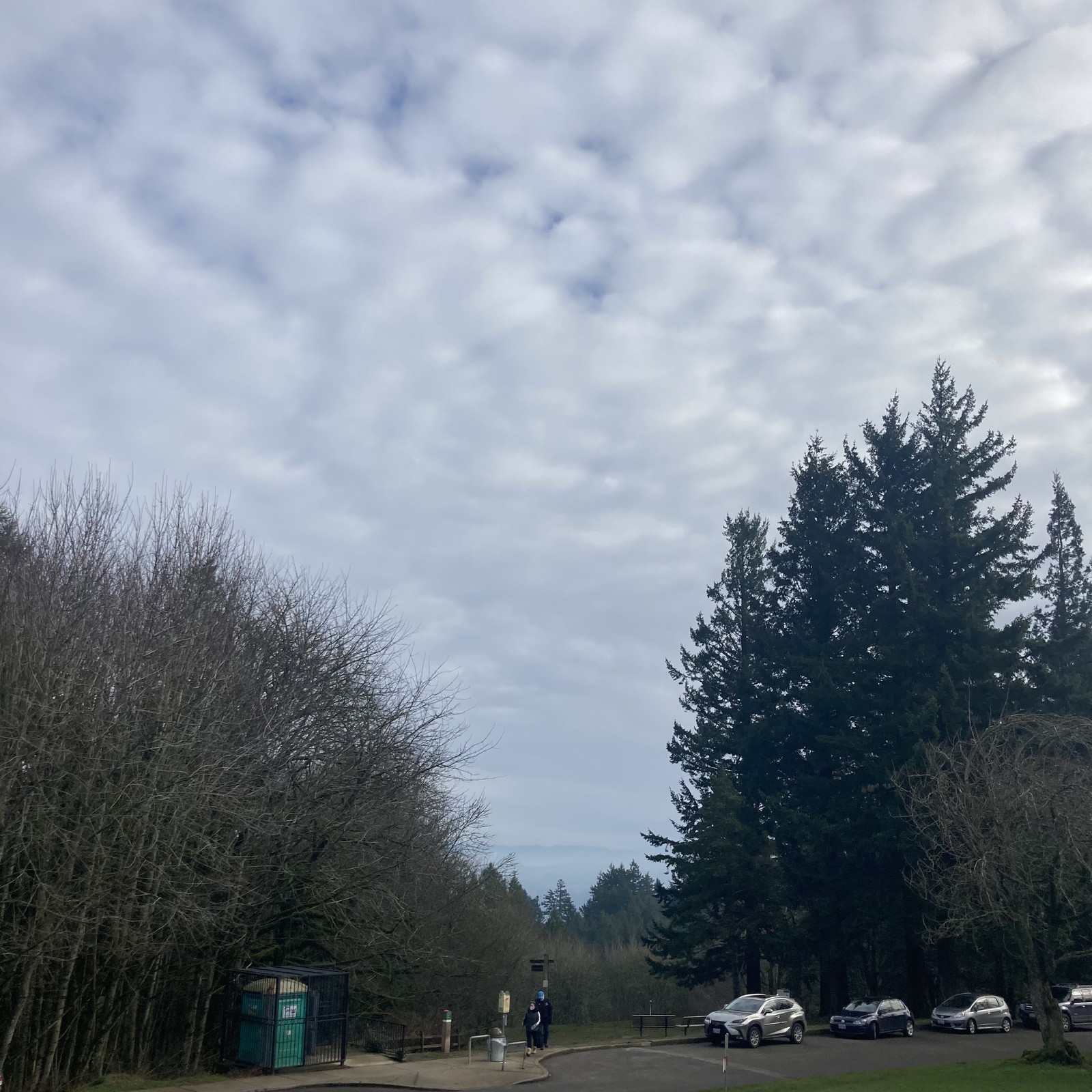 View from Council Crest toward Mt. Hood, which is NOT visible