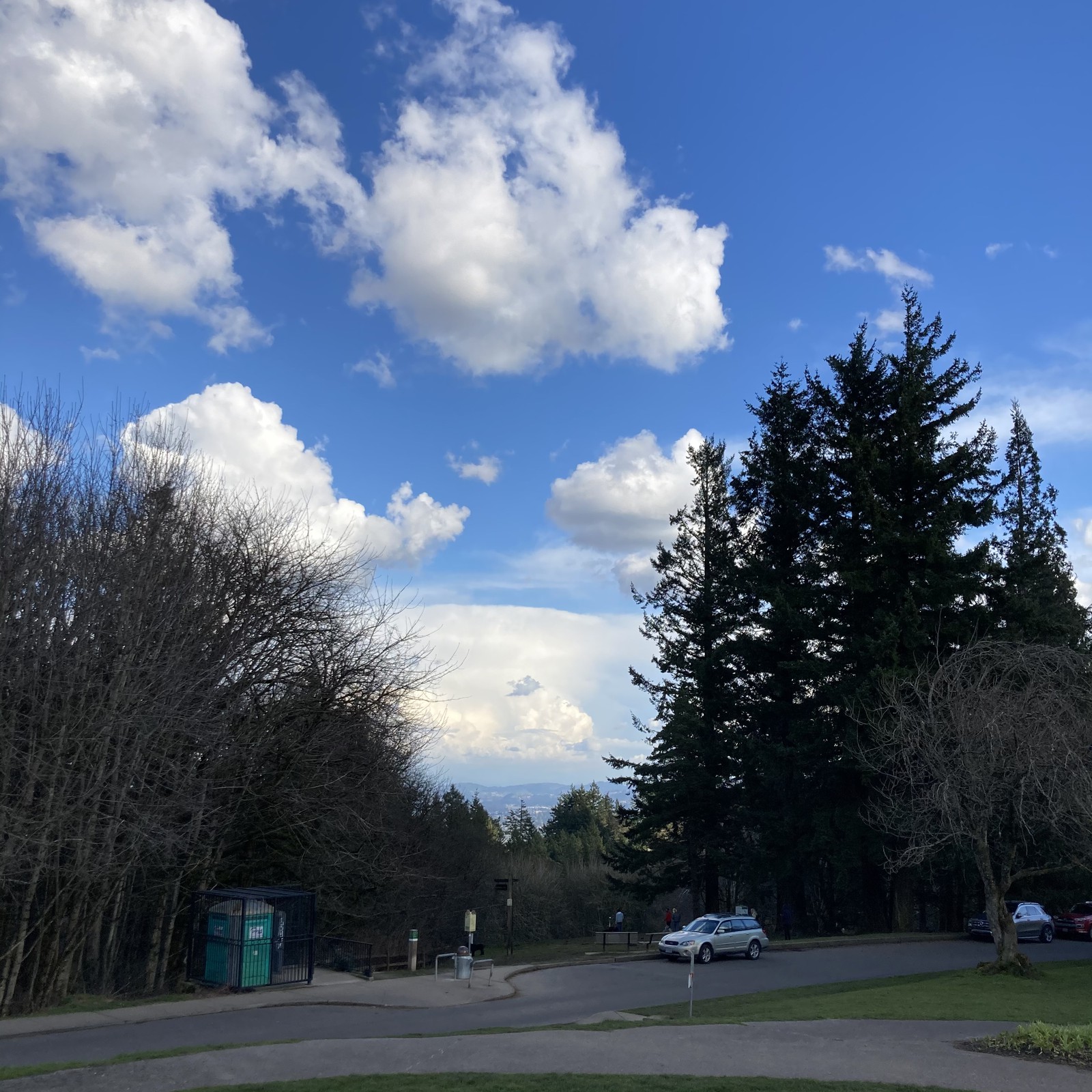 View from Council Crest toward Mt. Hood, which is NOT visible
