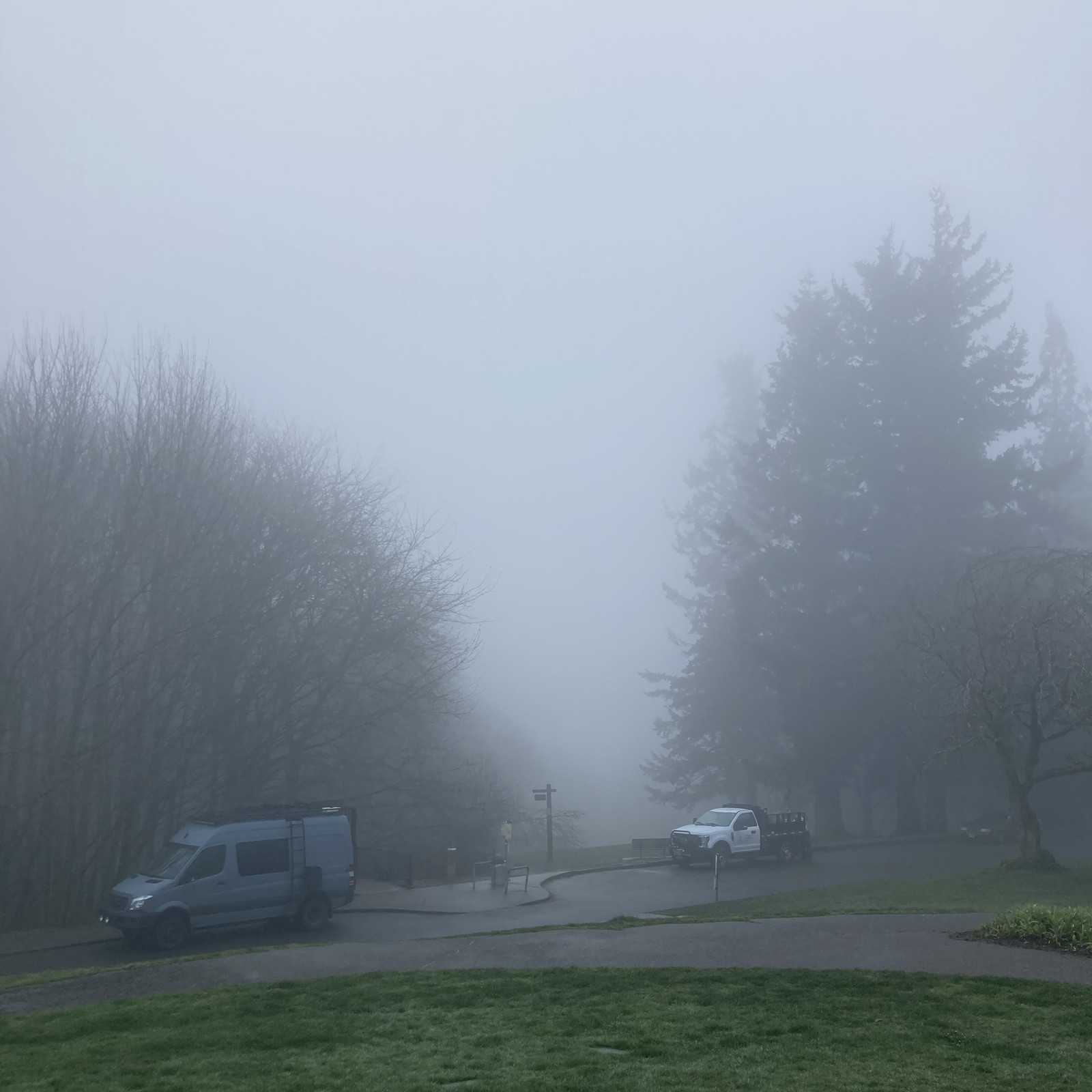 View from Council Crest toward Mt. Hood, which is NOT visible