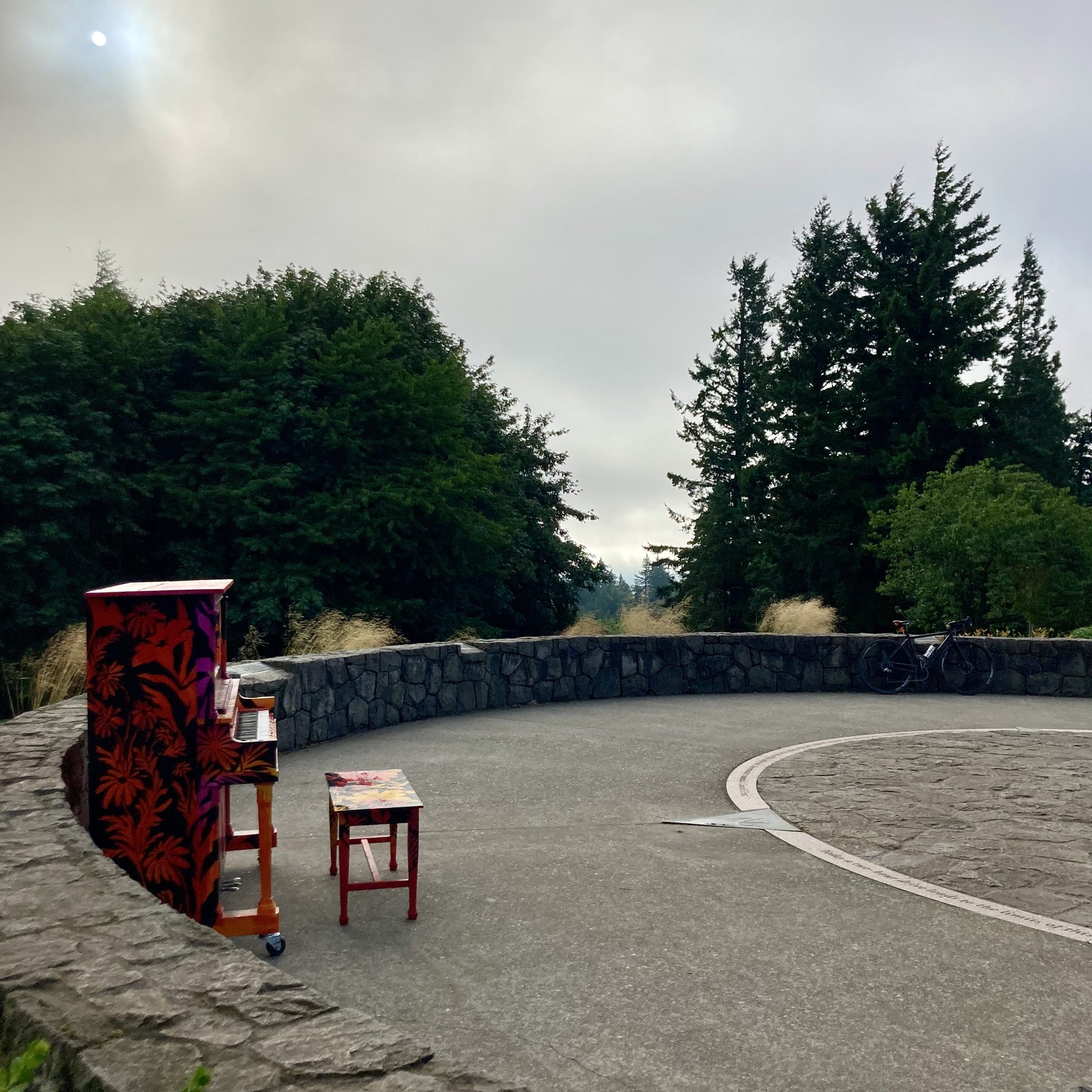 View from Council Crest toward Mt. Hood, which is NOT visible